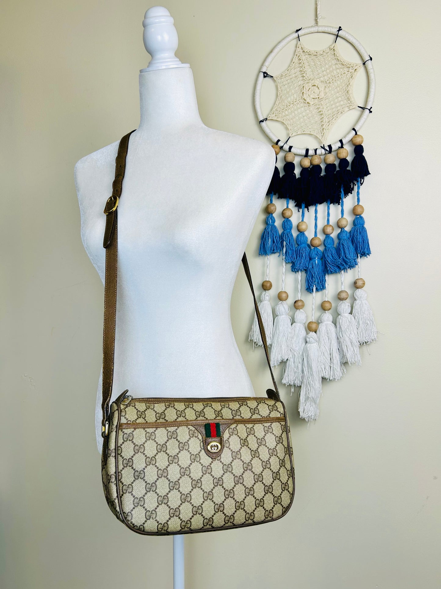 Large Sherry Line Shoulder Bag