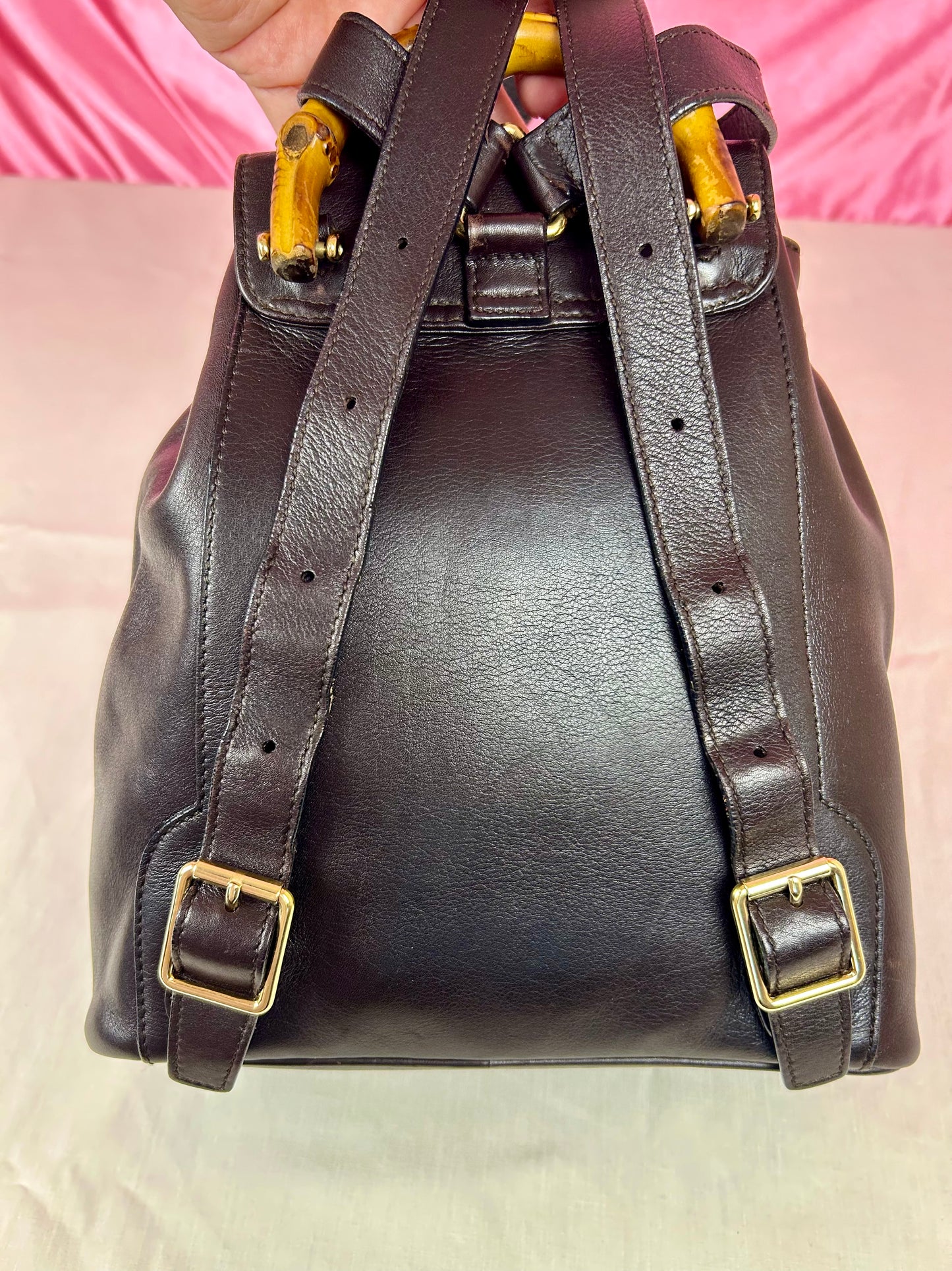 Mini Brown Gucci Backpack