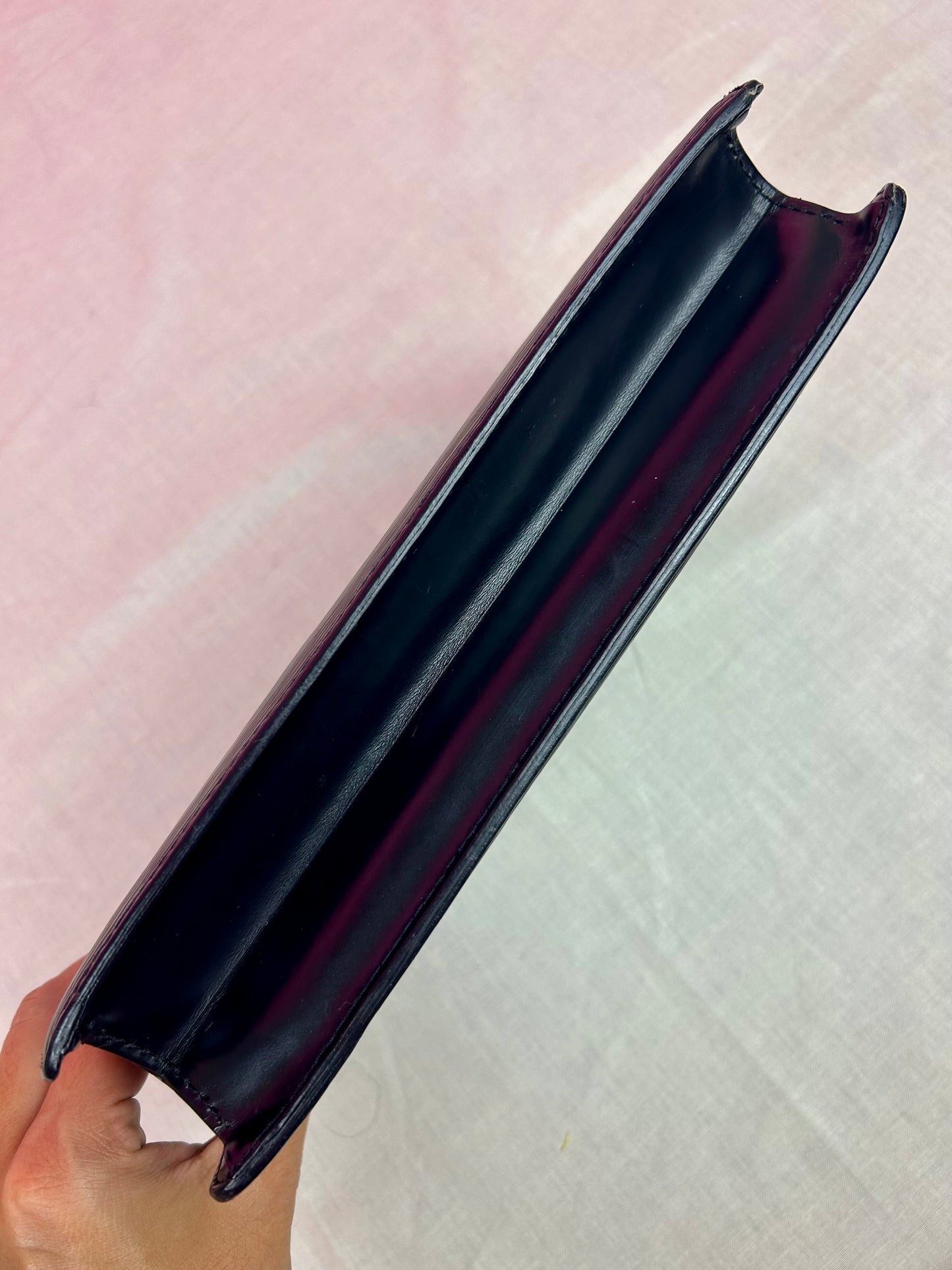 Black Epi Homme Clutch/Crossbody