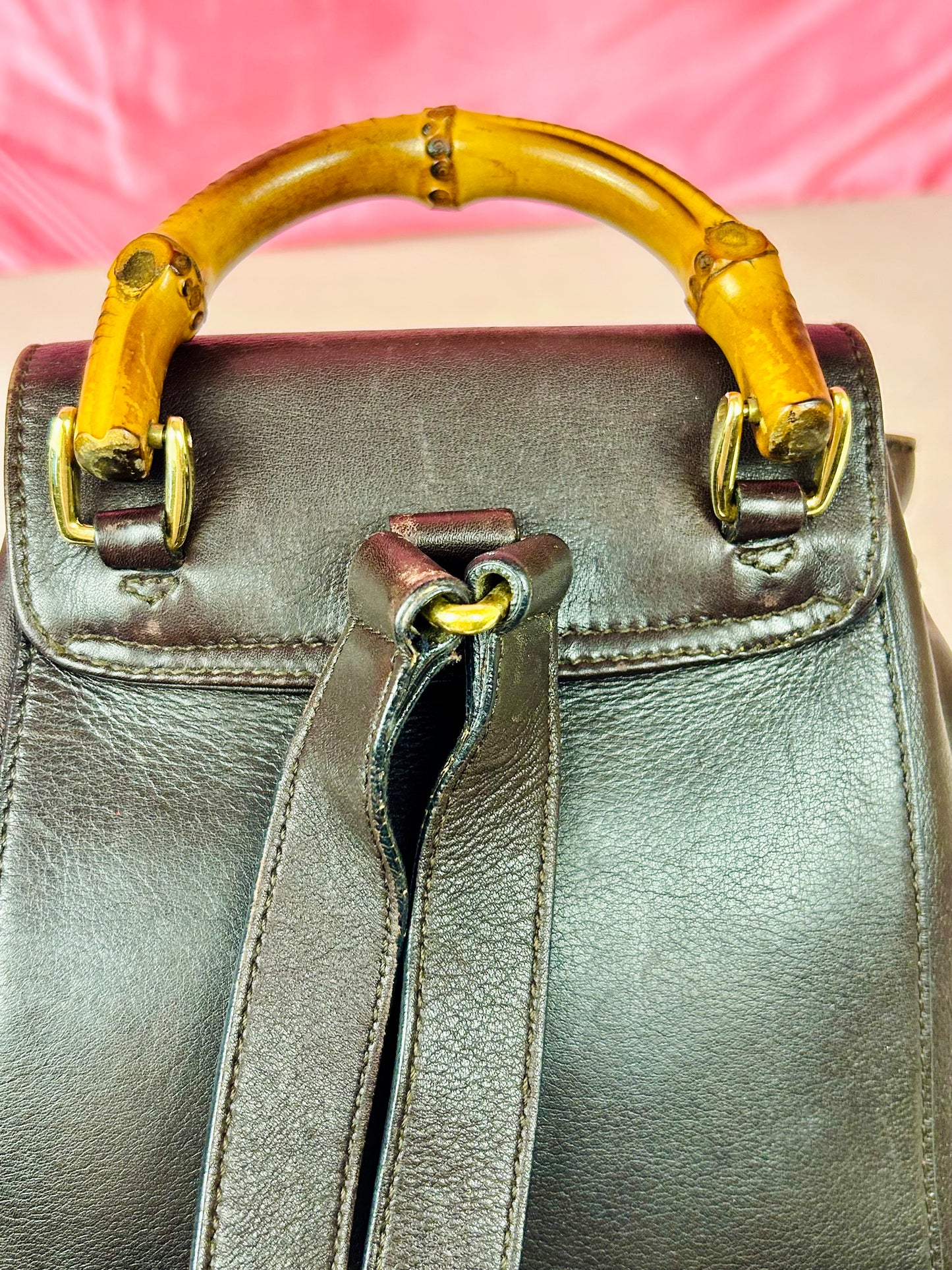 Mini Brown Gucci Backpack