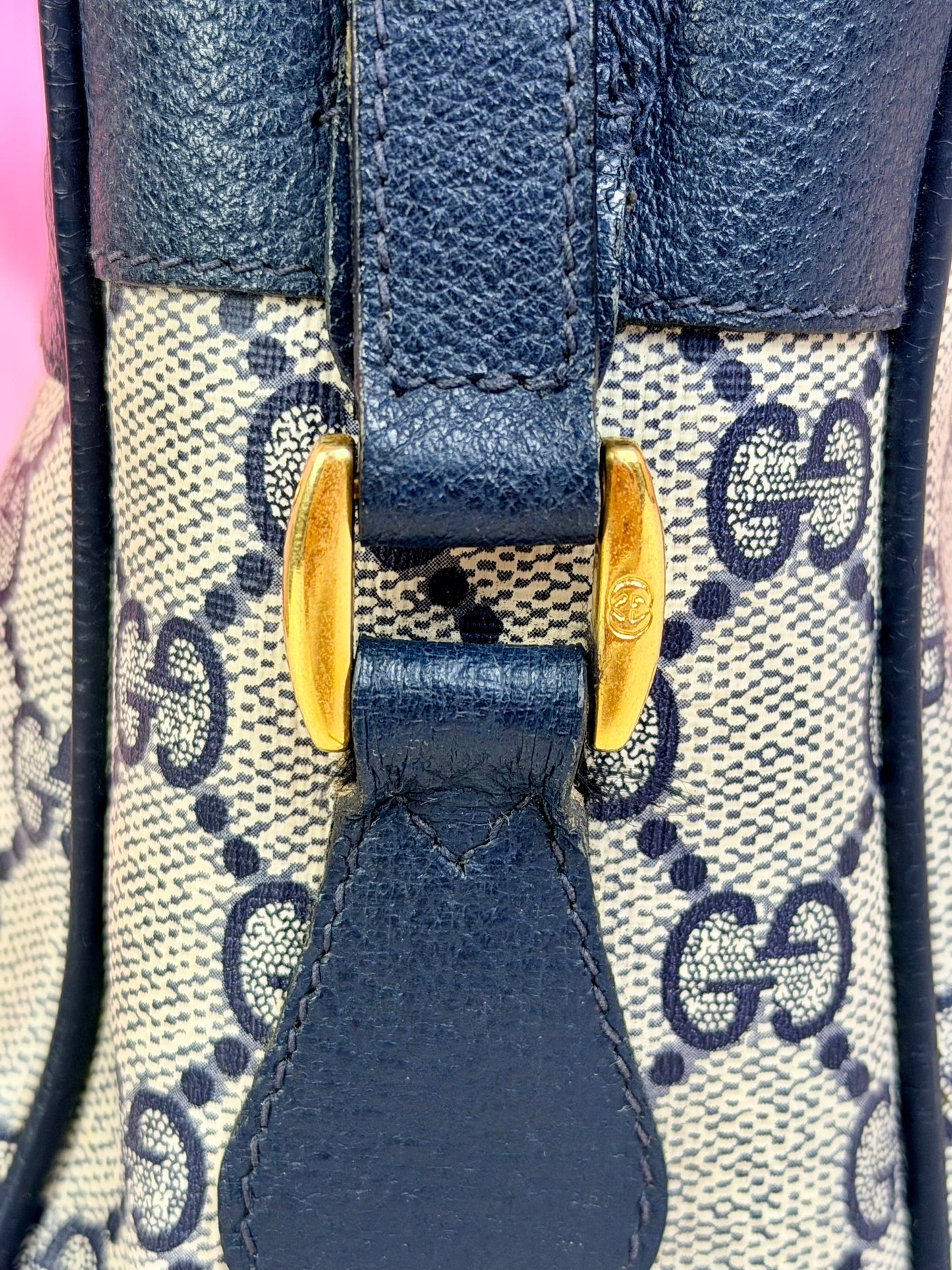 Navy Rectangular Sherry Line