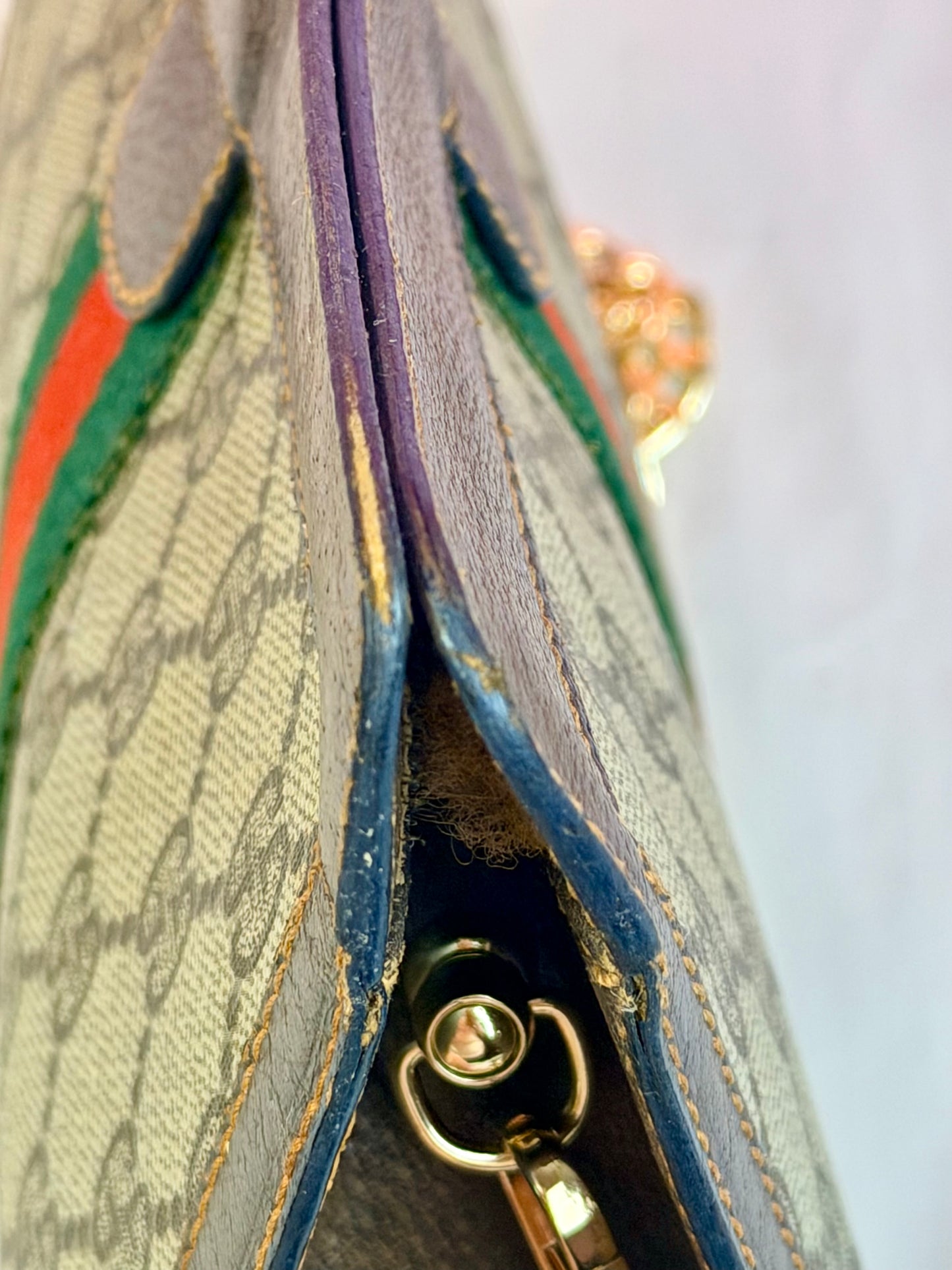 Small Sherry Line Clutch on Chain
