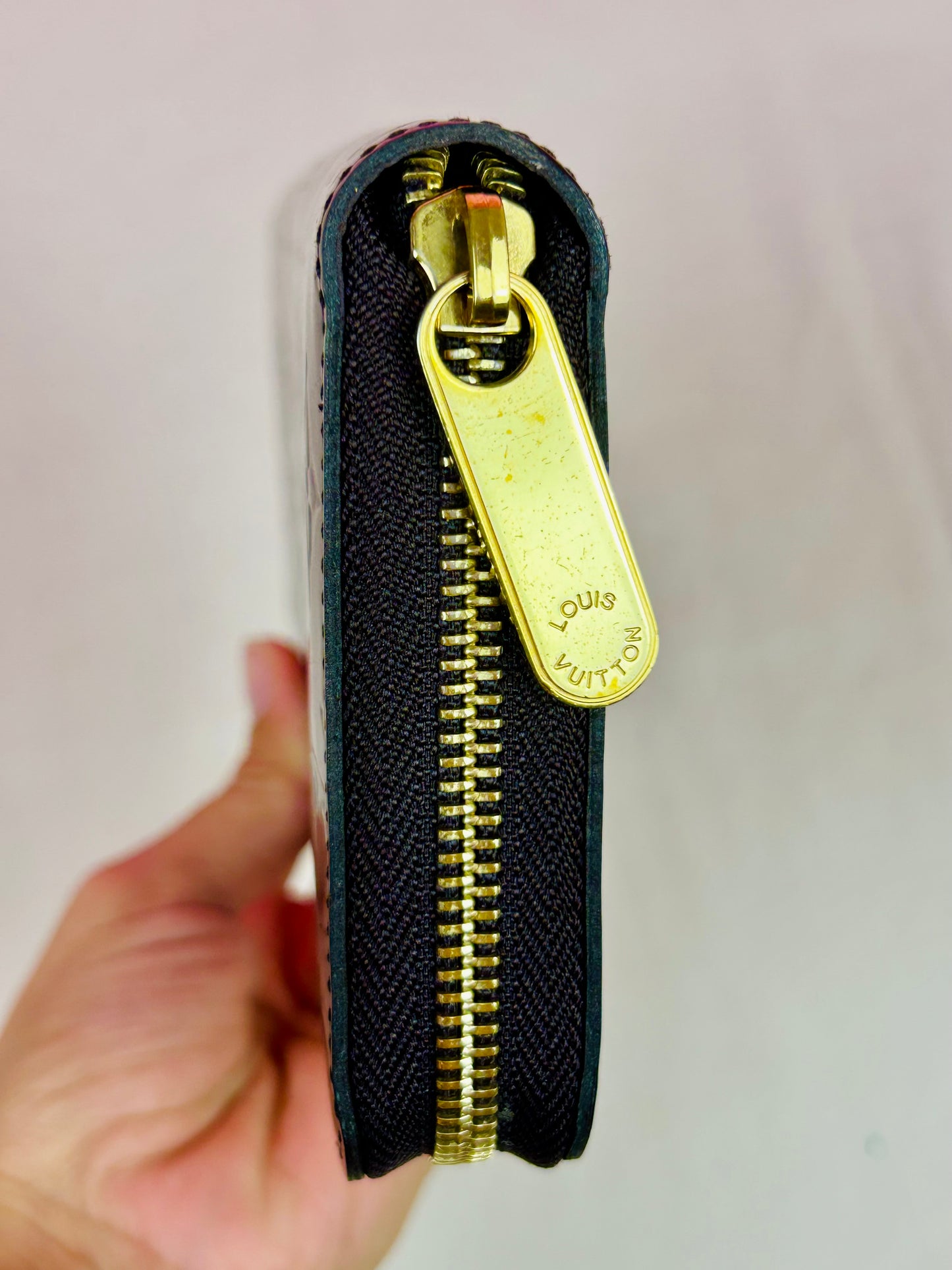 Magenta Vernis Zippy Wallet