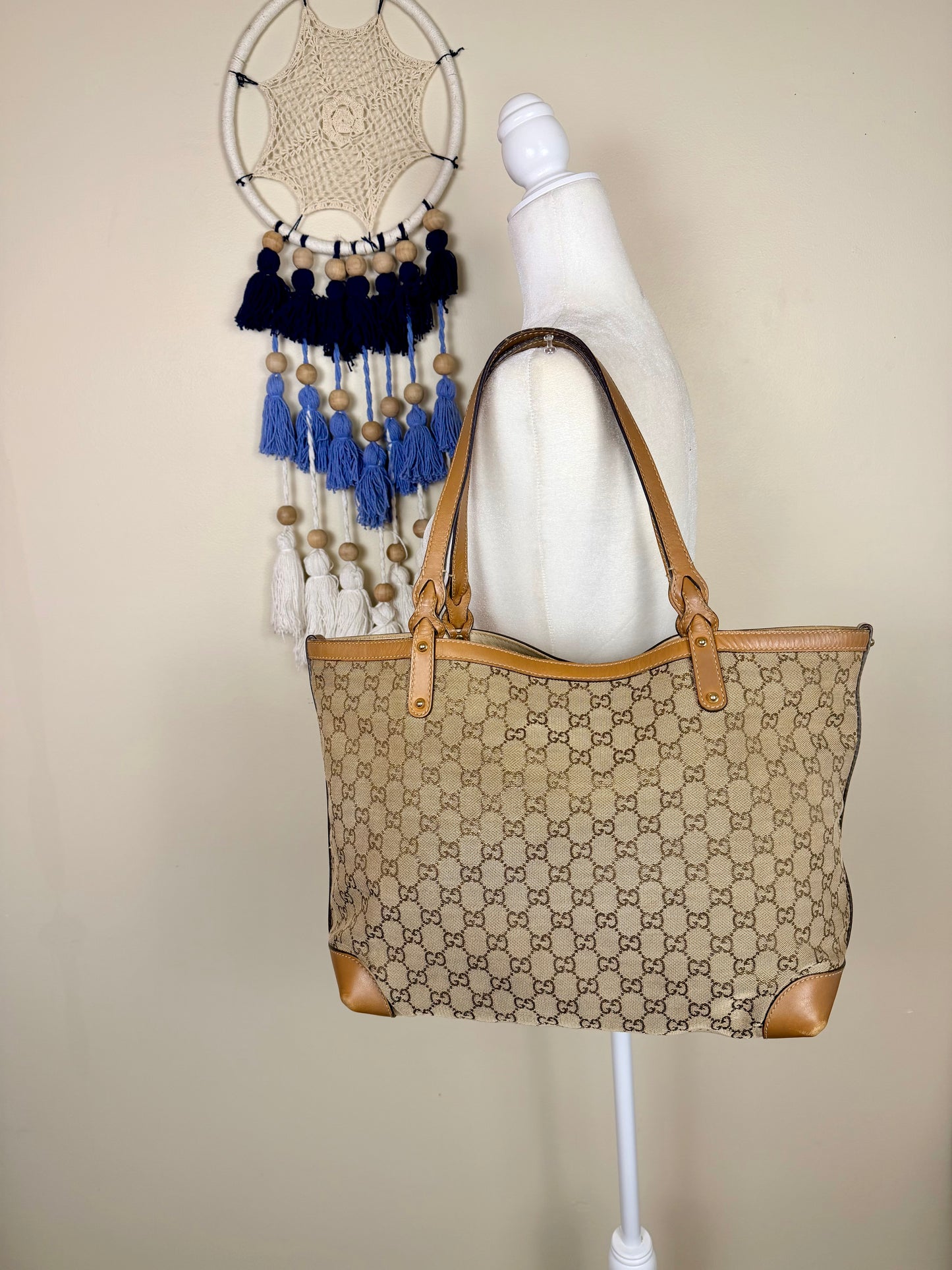 Brown Sparkle Gucci Tote