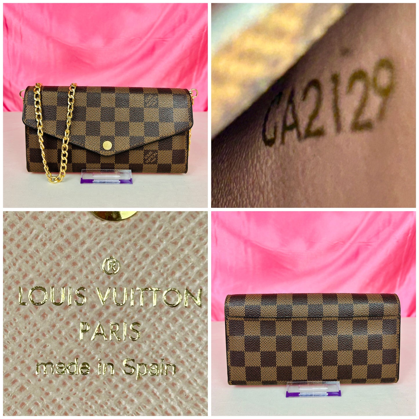 Sarah Wallet NM in DE/Rose