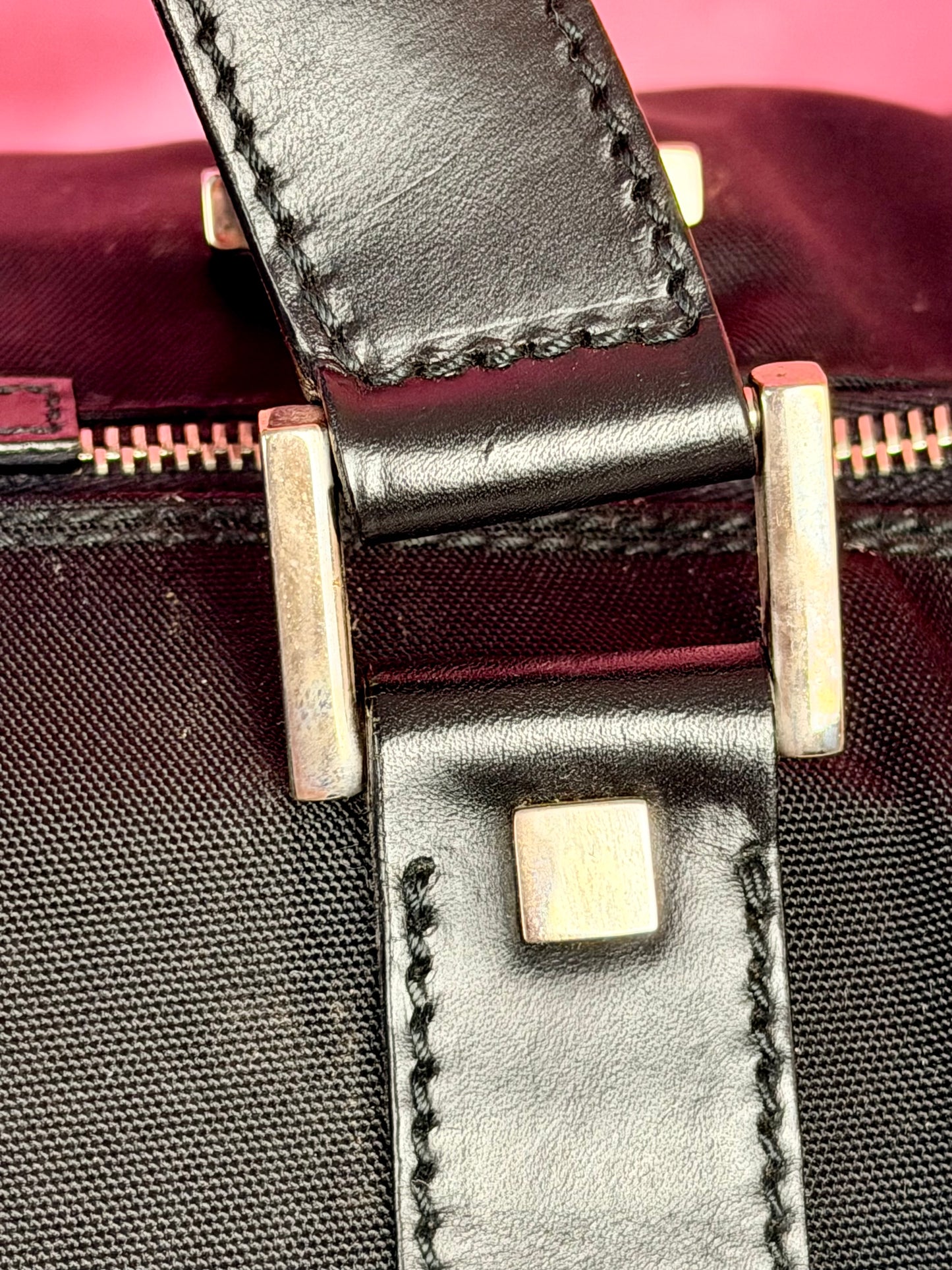 Gucci Black Nylon Duffle