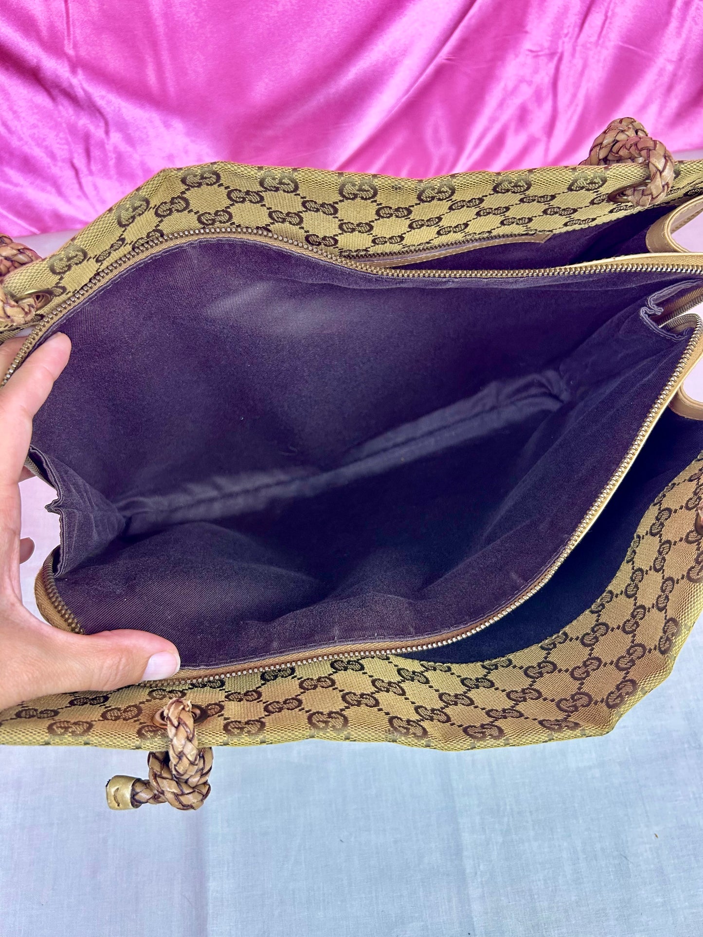 Braided Medium Gucci Tote