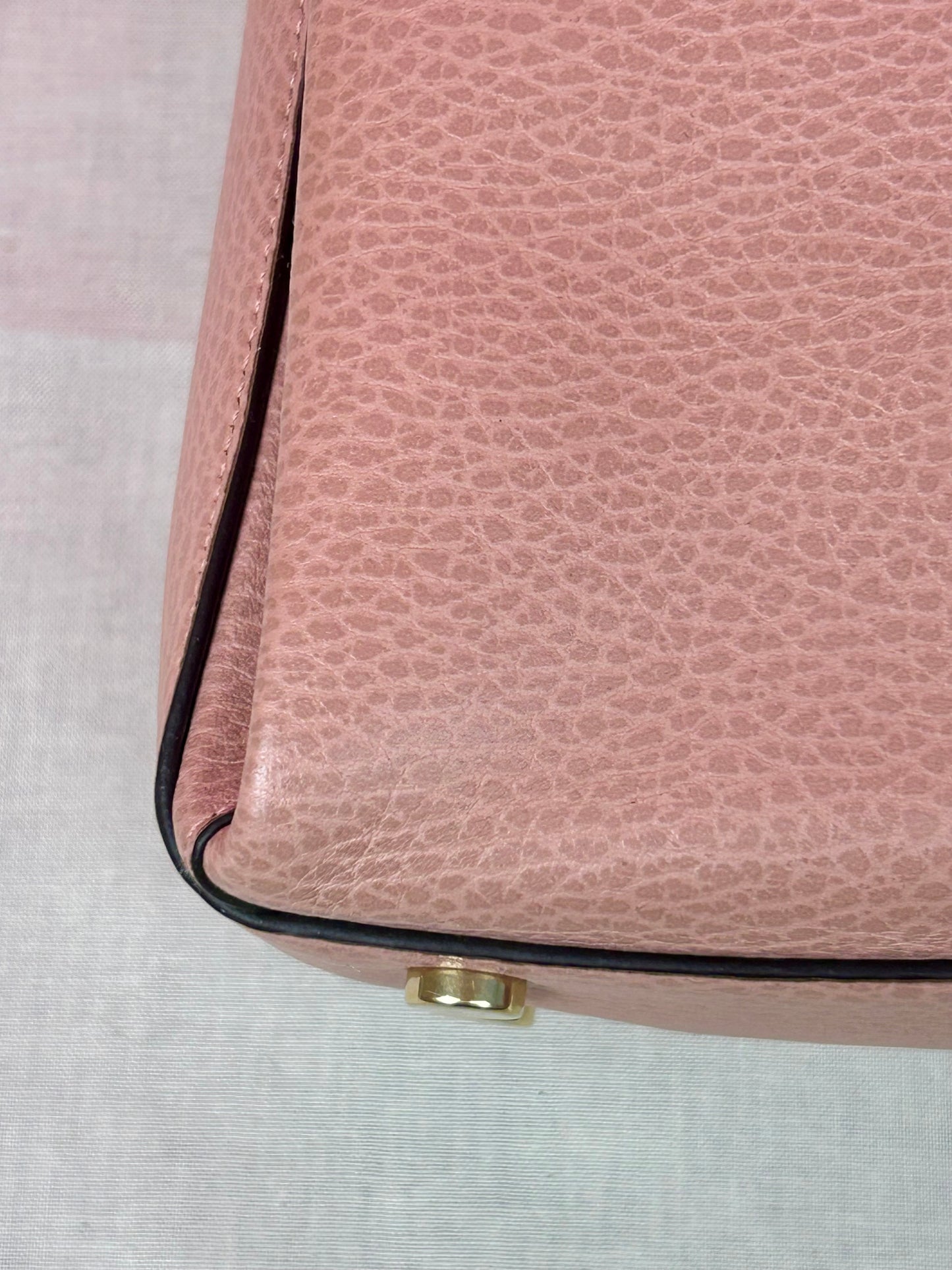 Pink Interlocking Top Handle Gucci