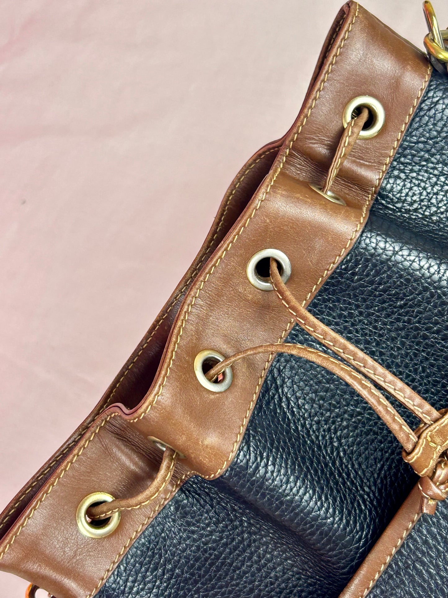 Gucci Black Leather Bucket