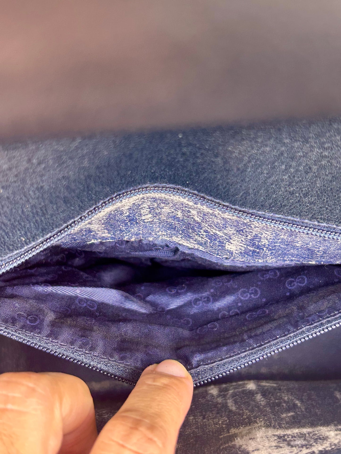 Navy Sherry Line Crossbody