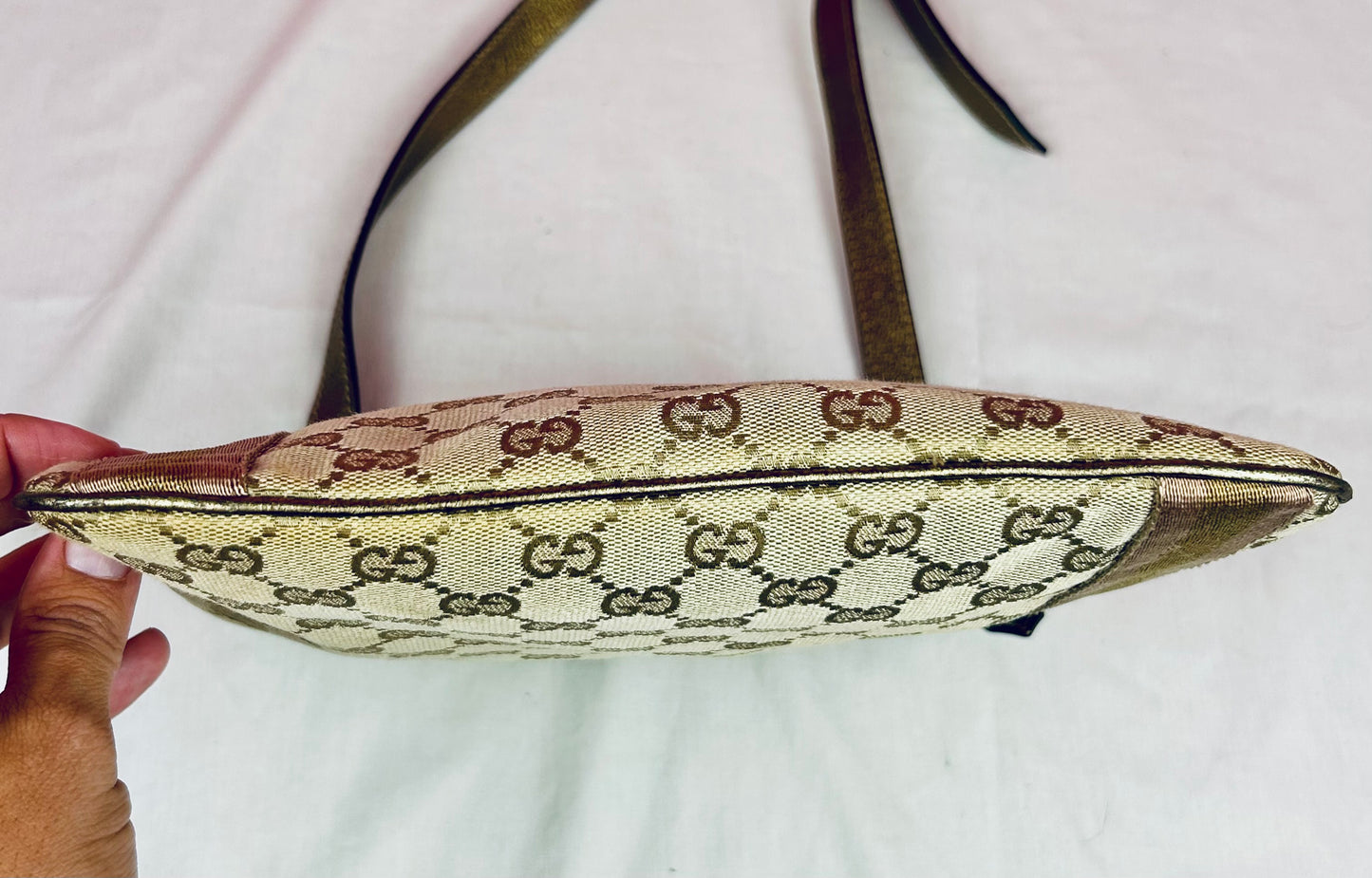 Gucci Bronze Ribbon Crossbody