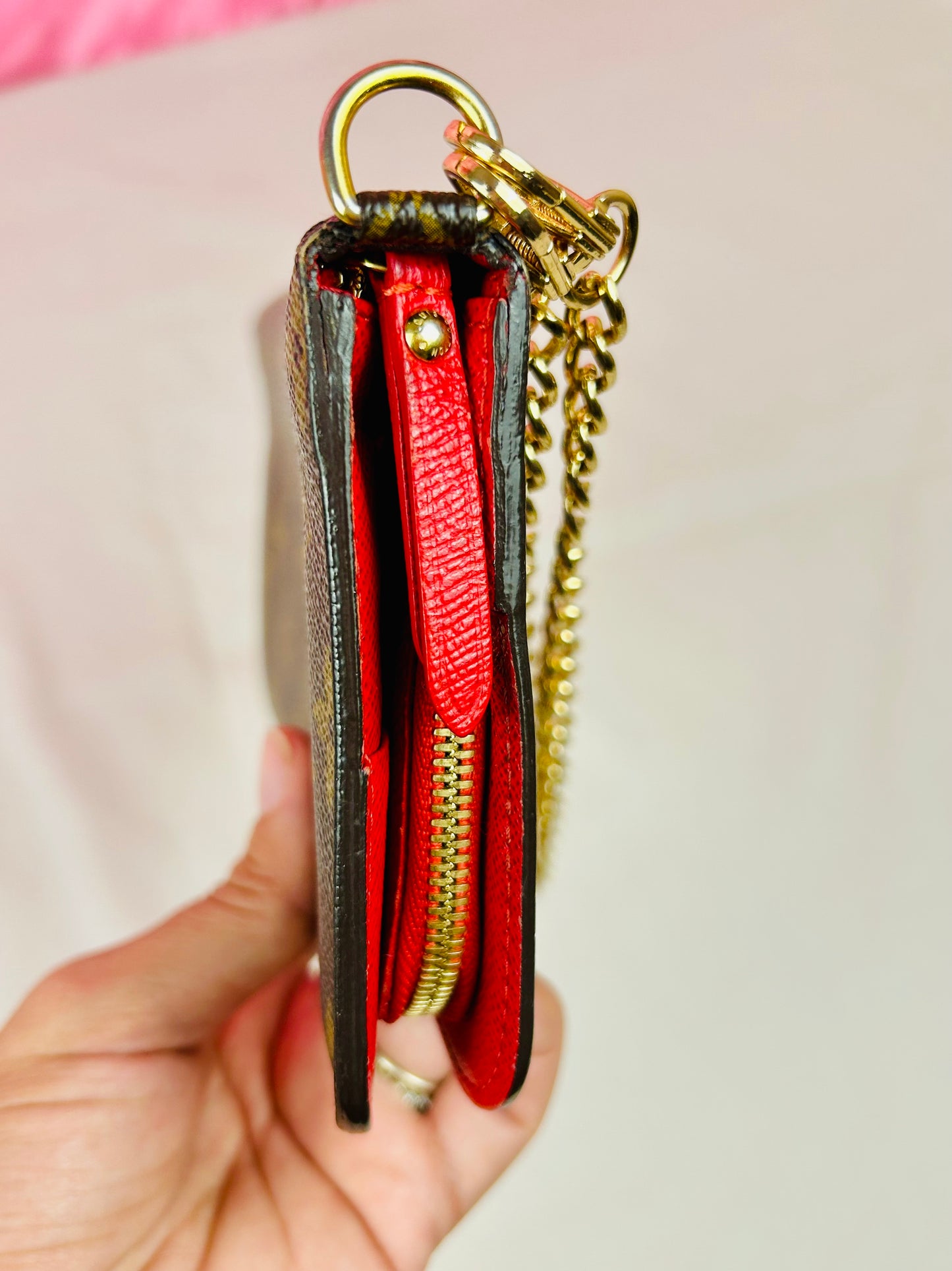 Insolaite Wallet Monogram/Red