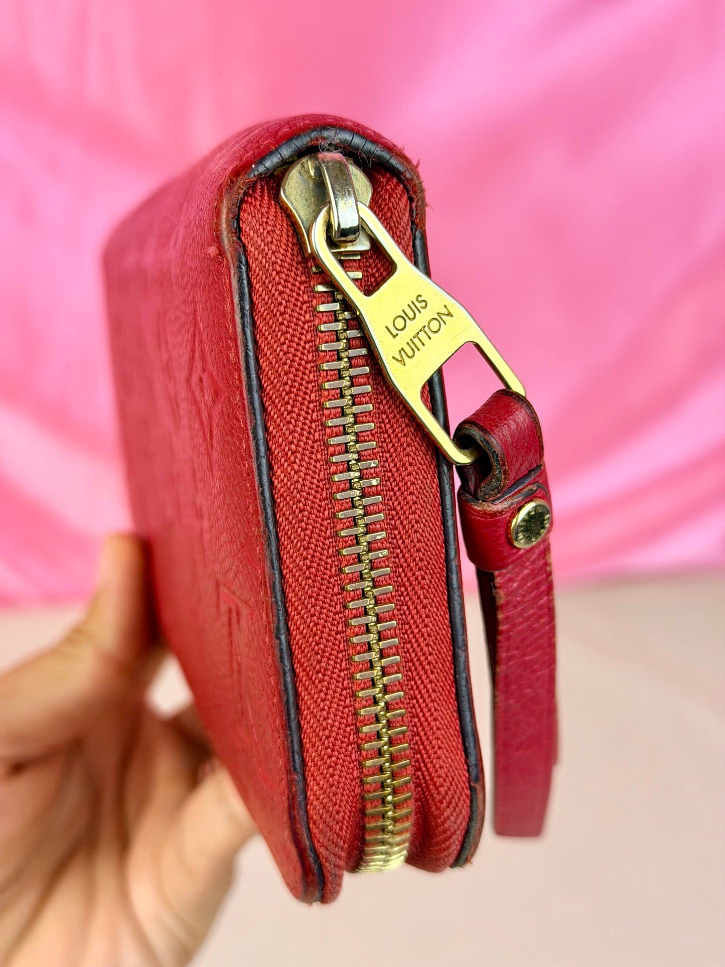 Hot Pink Emprinte Zippy Wallet
