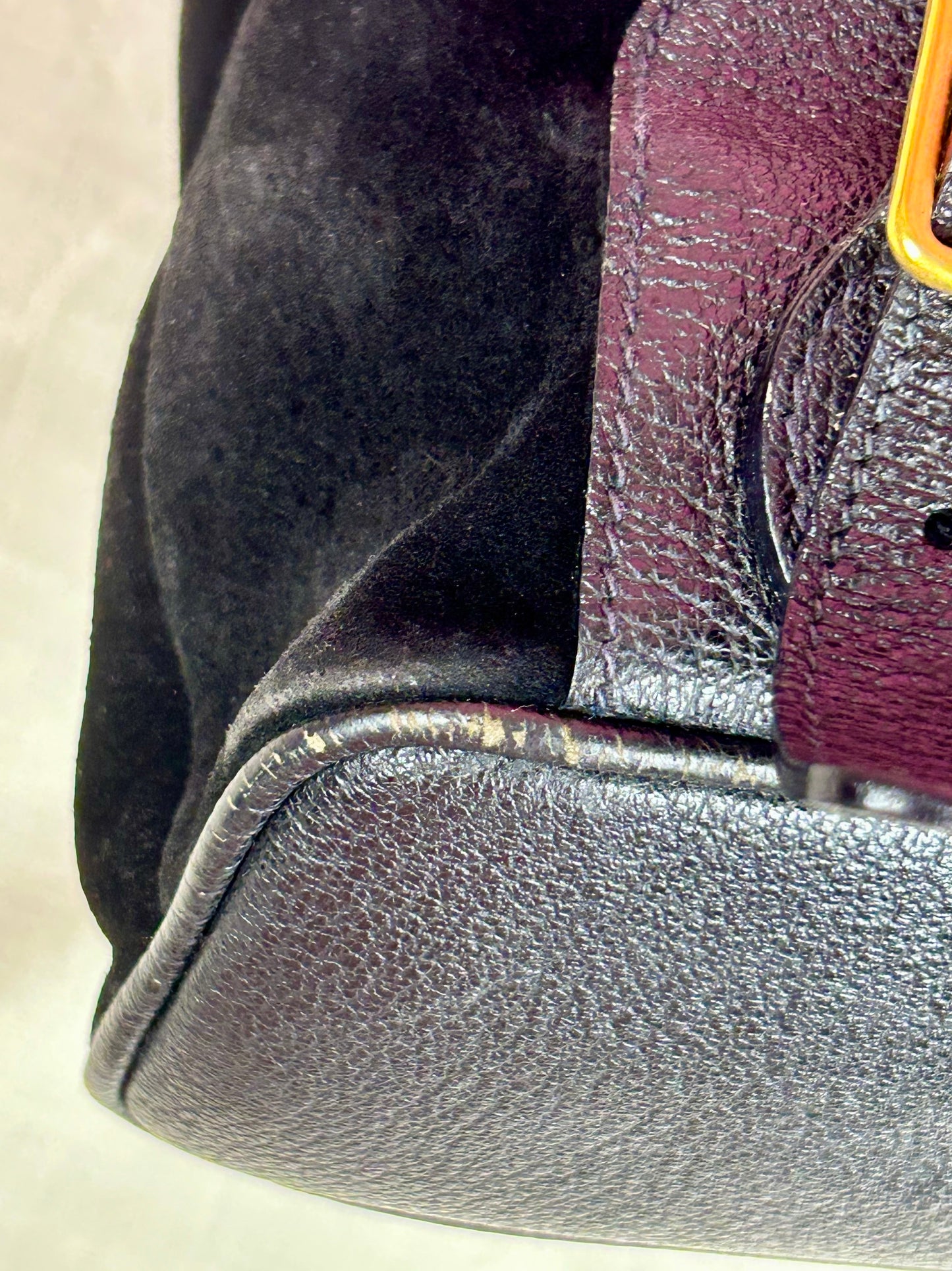 Black Gucci Bamboo Backpack