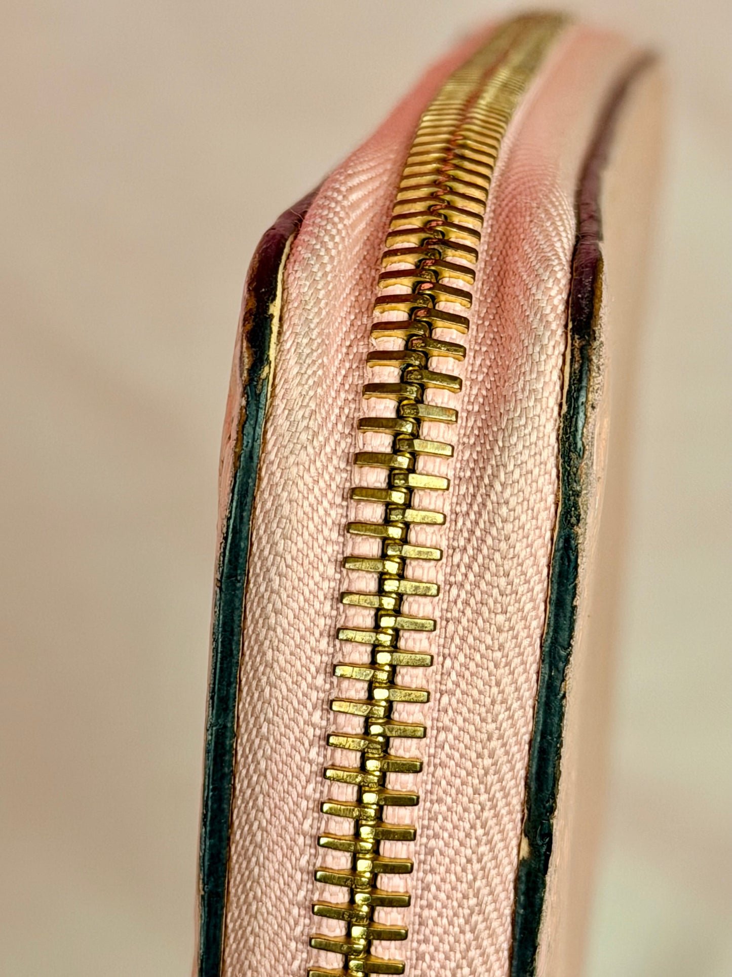 Rose Zippy Empreinte Wallet