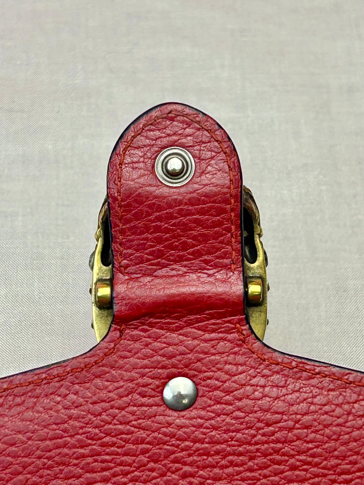 Gucci Red Dionysus Mini Chain Wallet