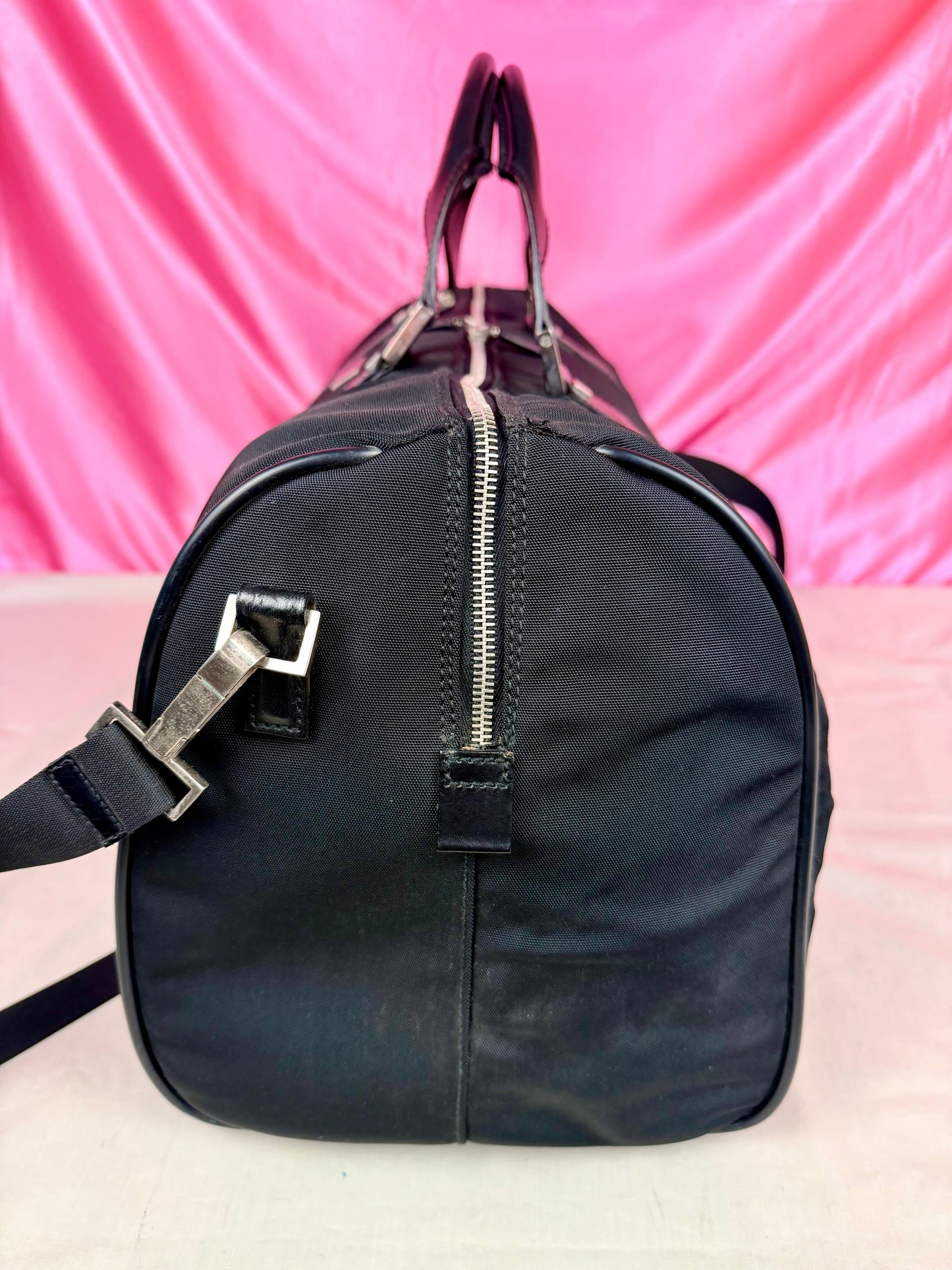 Gucci Black Nylon Duffle