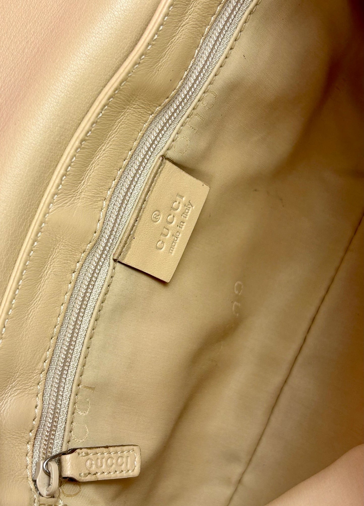 Gucci Beige Chain Shoulder Bag