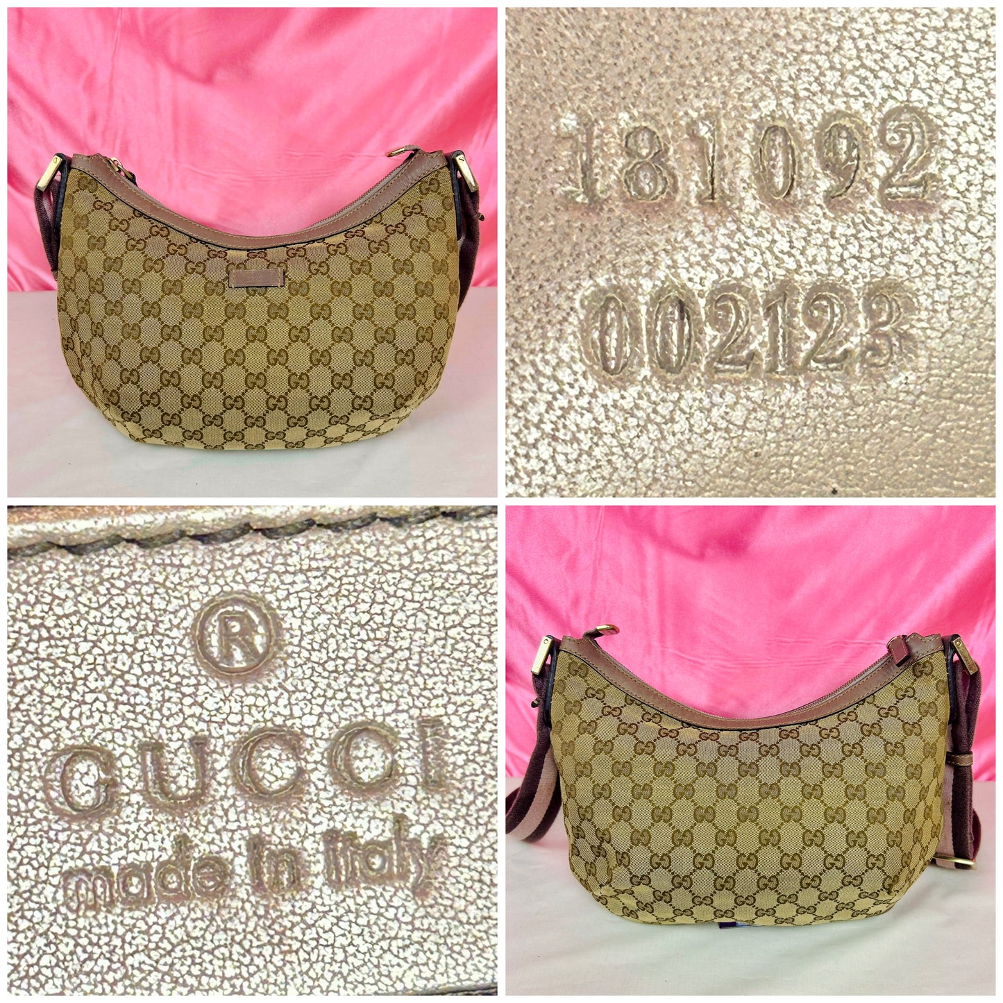 Half Moon Gucci Crossbody