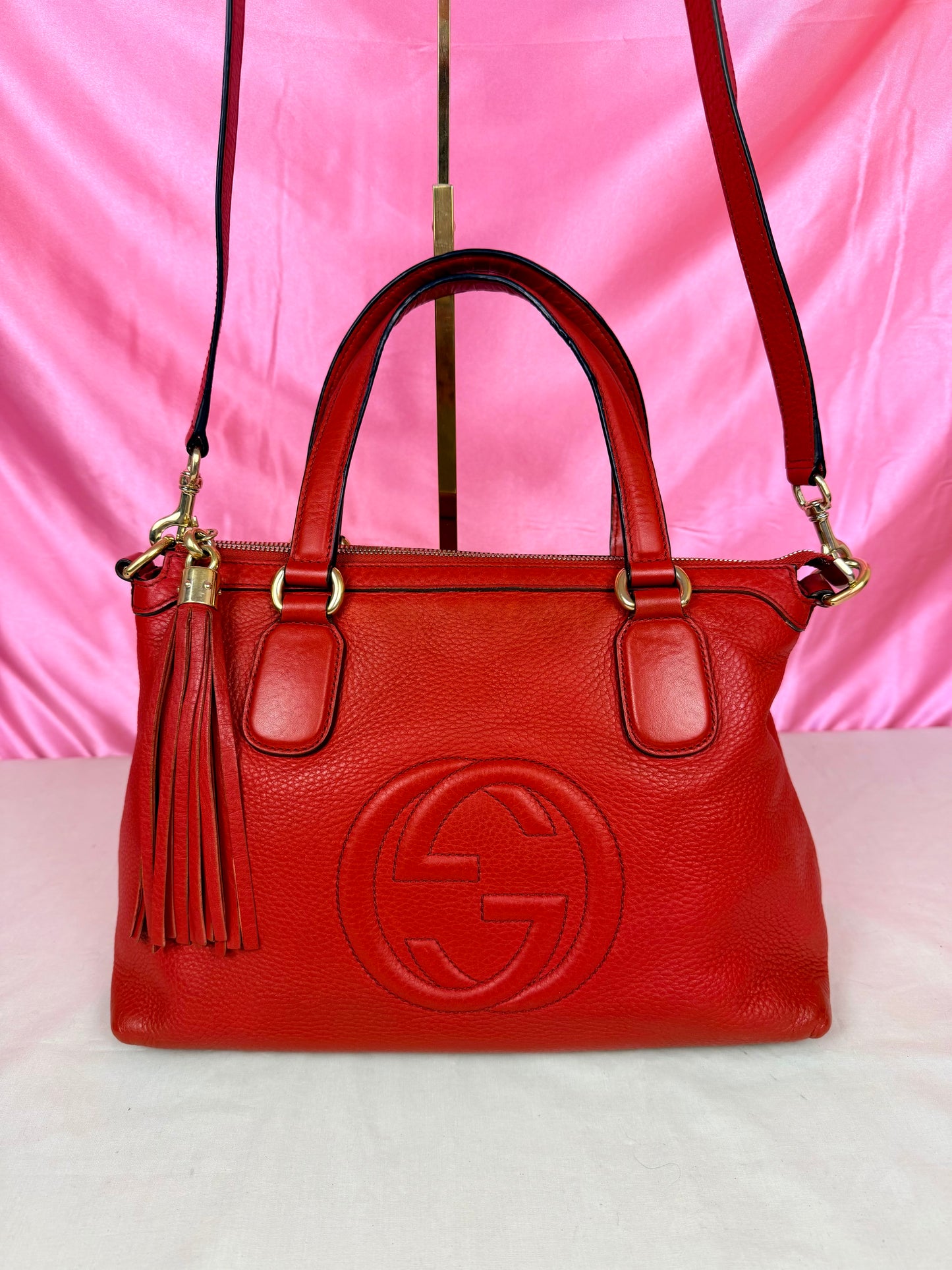 Red Gucci Soho Two-Way