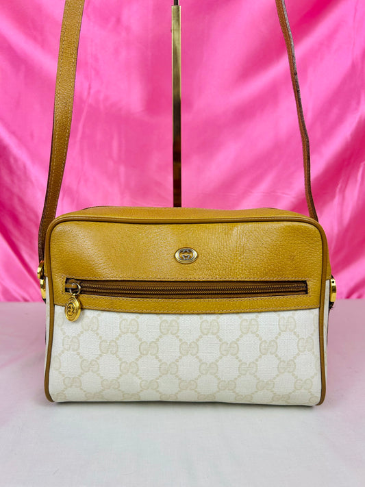 White Rectangular Gucci Supreme