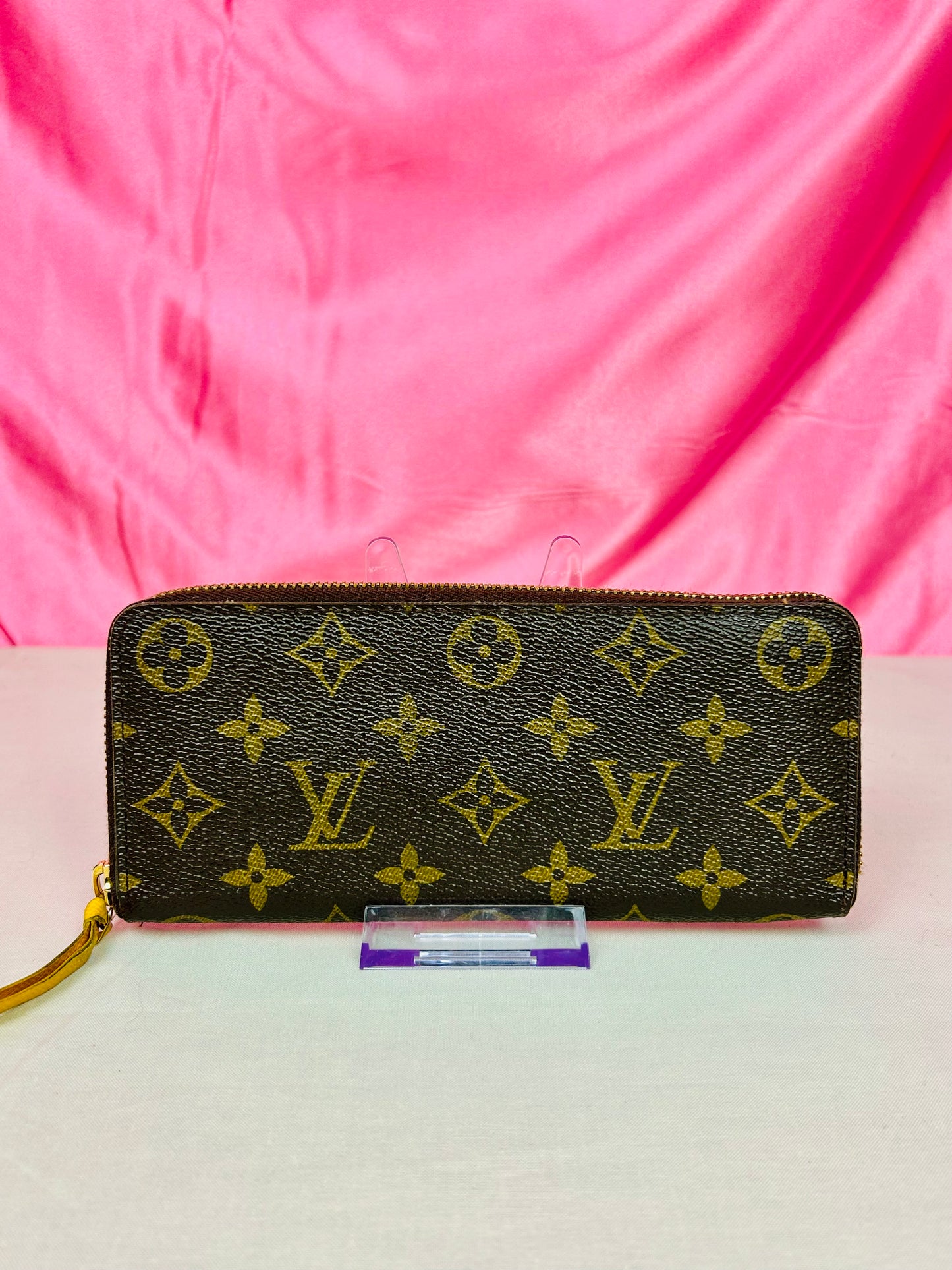 Louis Vuitton Clemence Wallet Monogram/Yellow