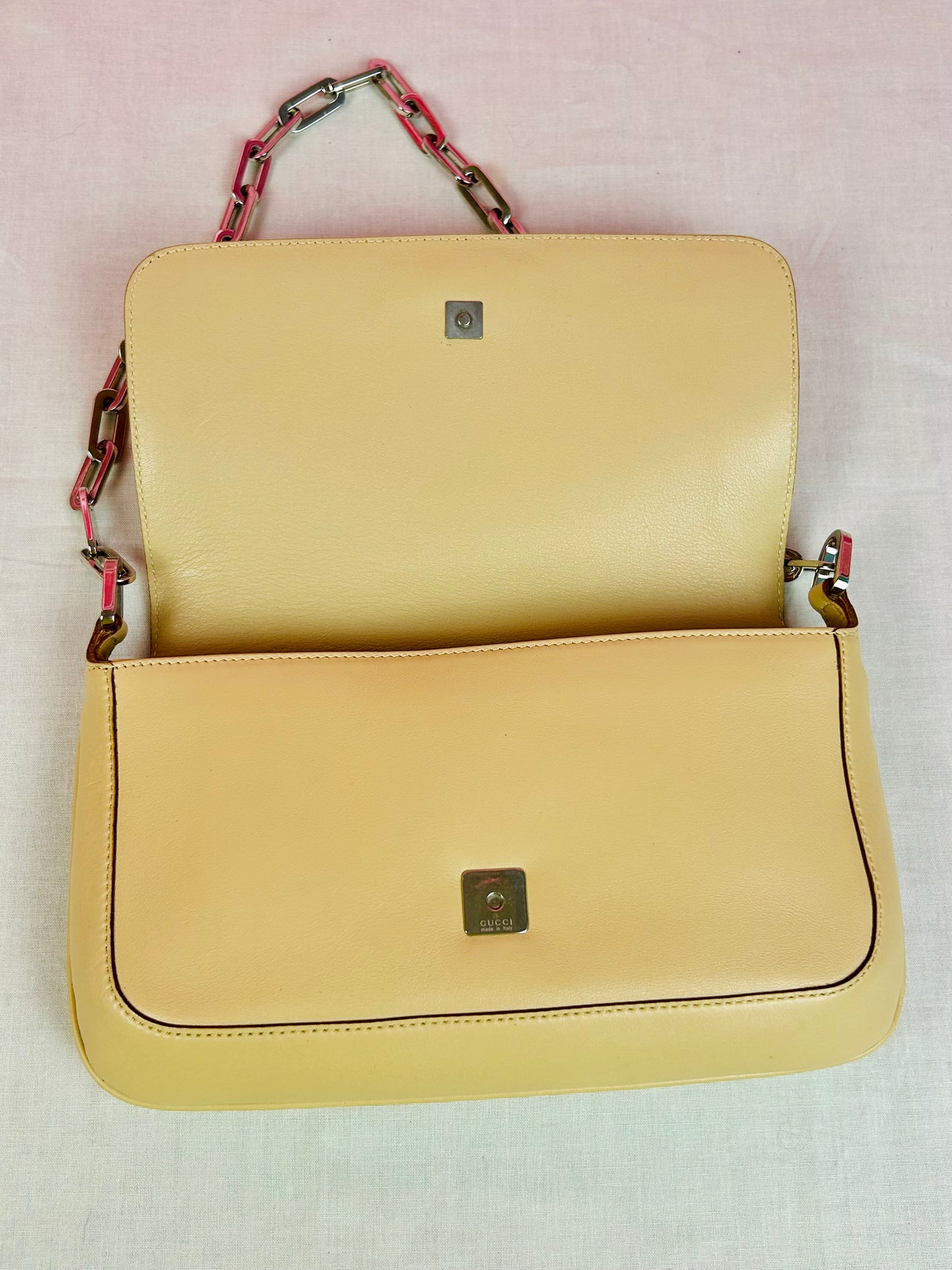 Gucci Beige Chain Shoulder Bag