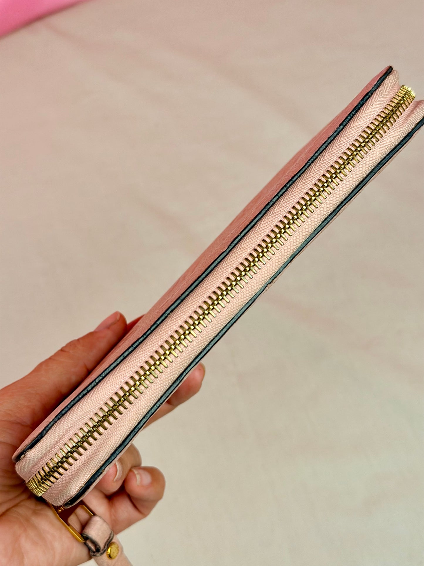 Rose Zippy Empreinte Wallet