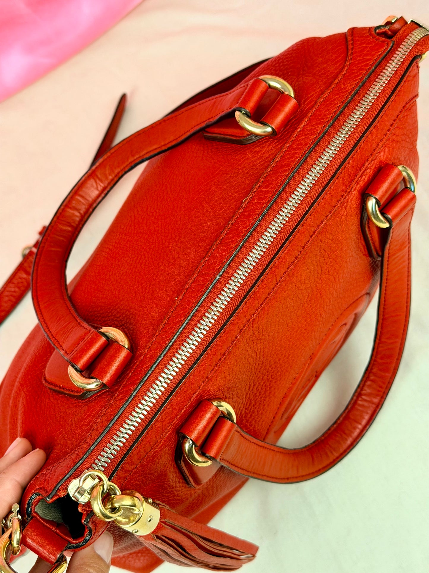 Red Gucci Soho Two-Way