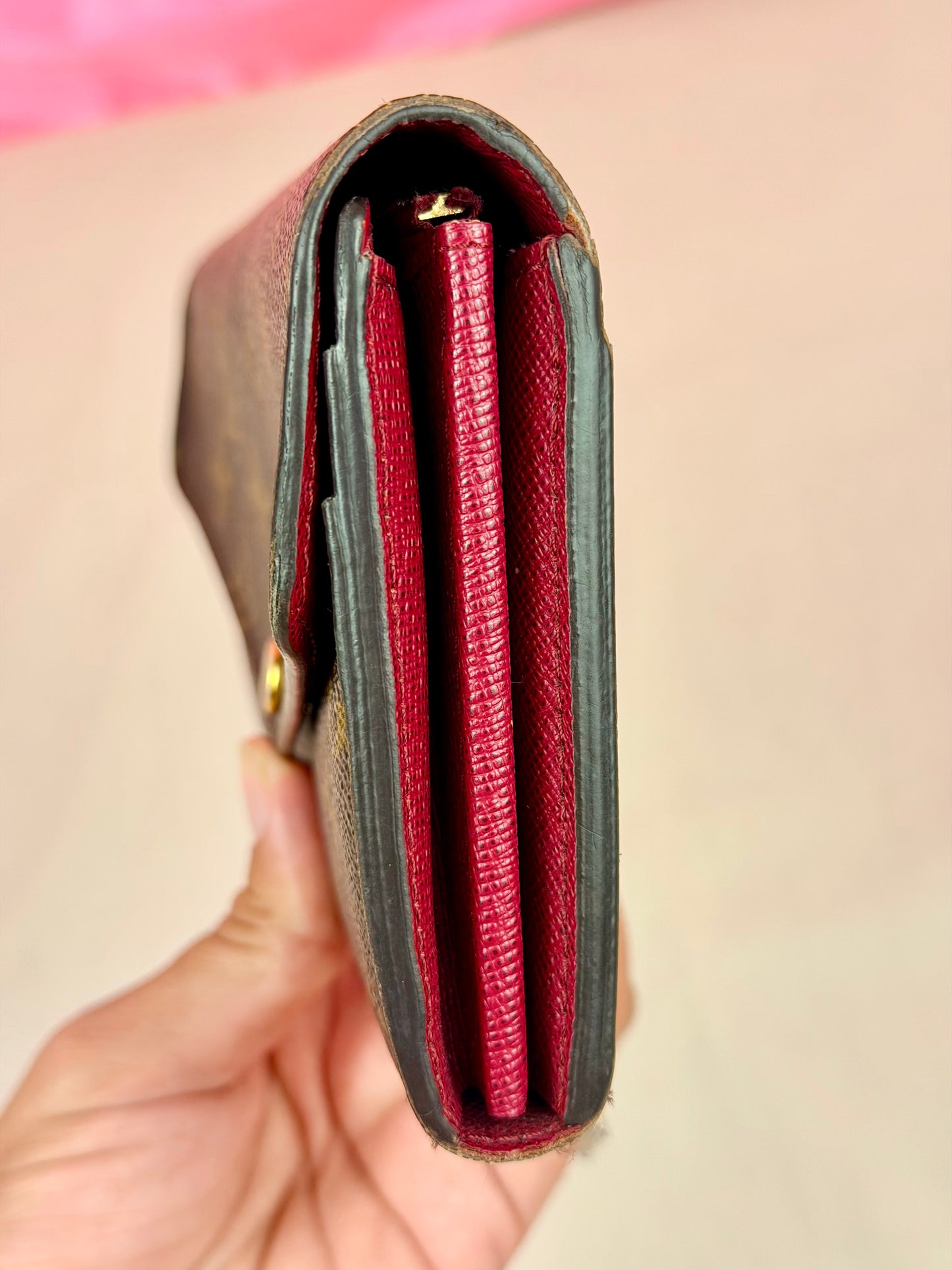 Sarah Wallet Mono/Berry