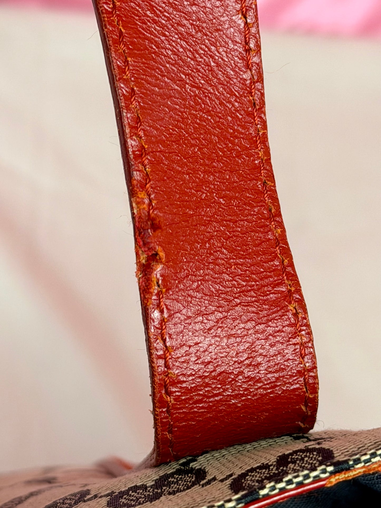 Gucci Red/Navy Supreme Tote