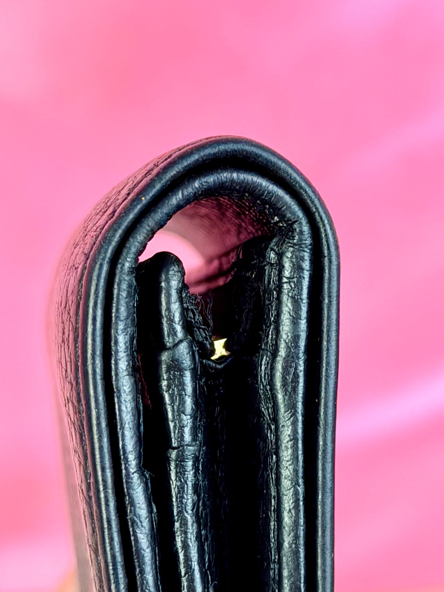 Black Gucci Marmont Compact Wallet