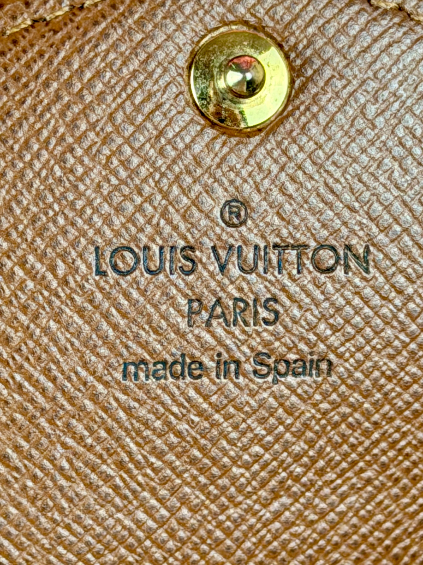 Sarah Wallet NM in Mono/Brown