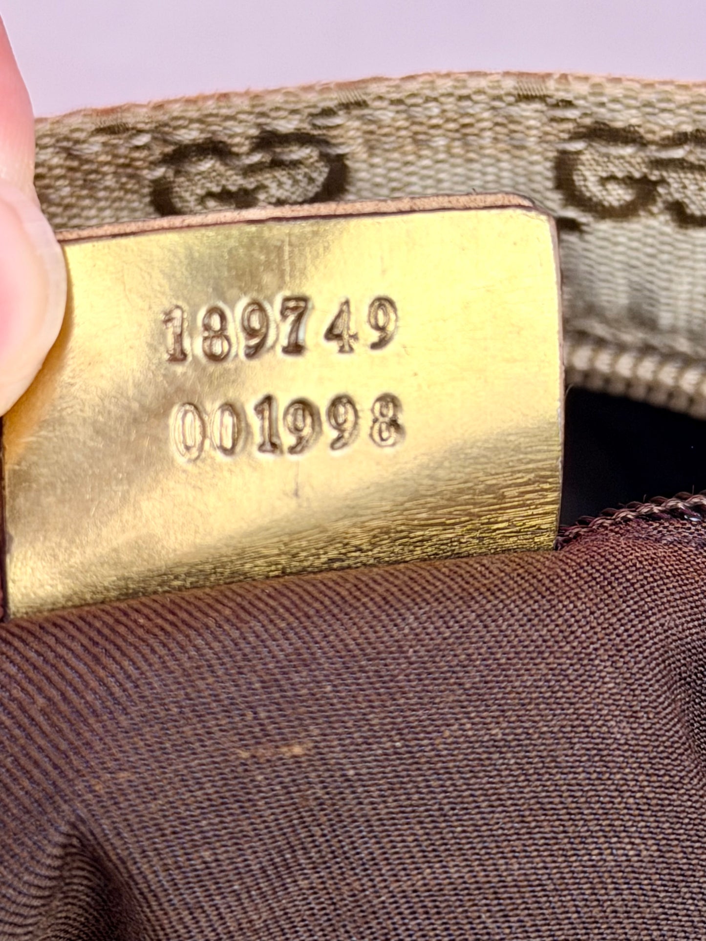 Gucci Metallic Messenger