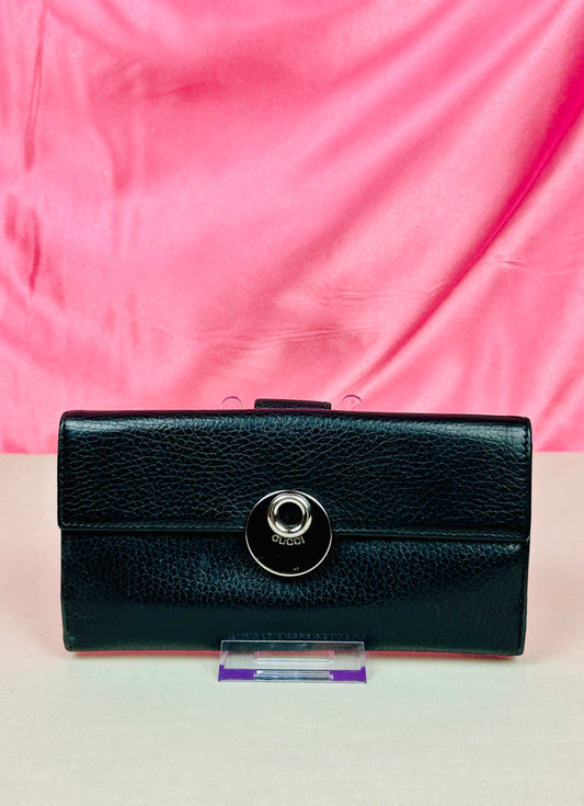 Black Gucci Organizer Wallet