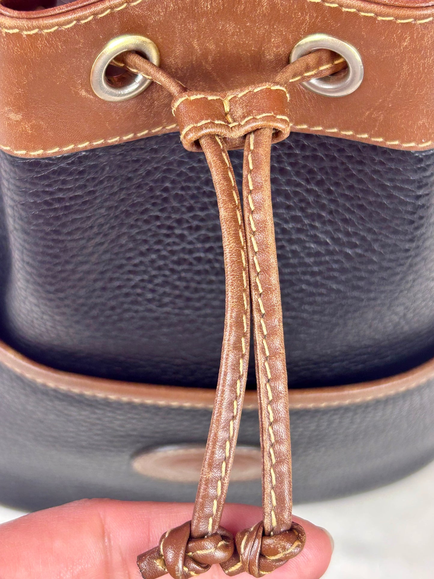 Gucci Black Leather Bucket