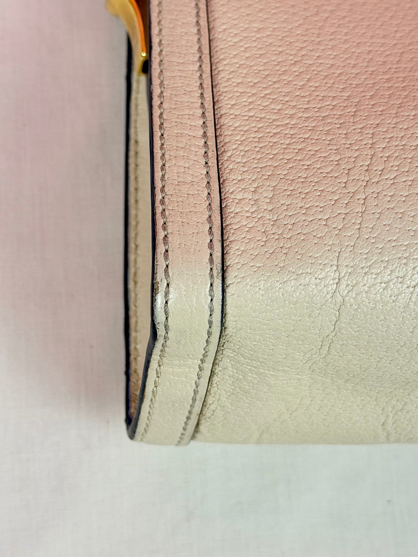 Cream Gucci Ophedia Chain Shoulder Bag