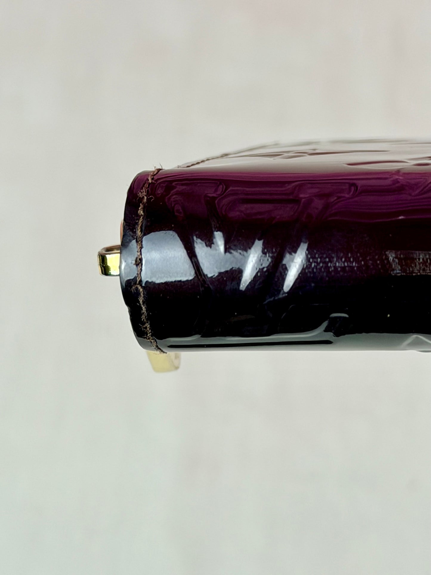 Purple Vernis Zippy Wallet