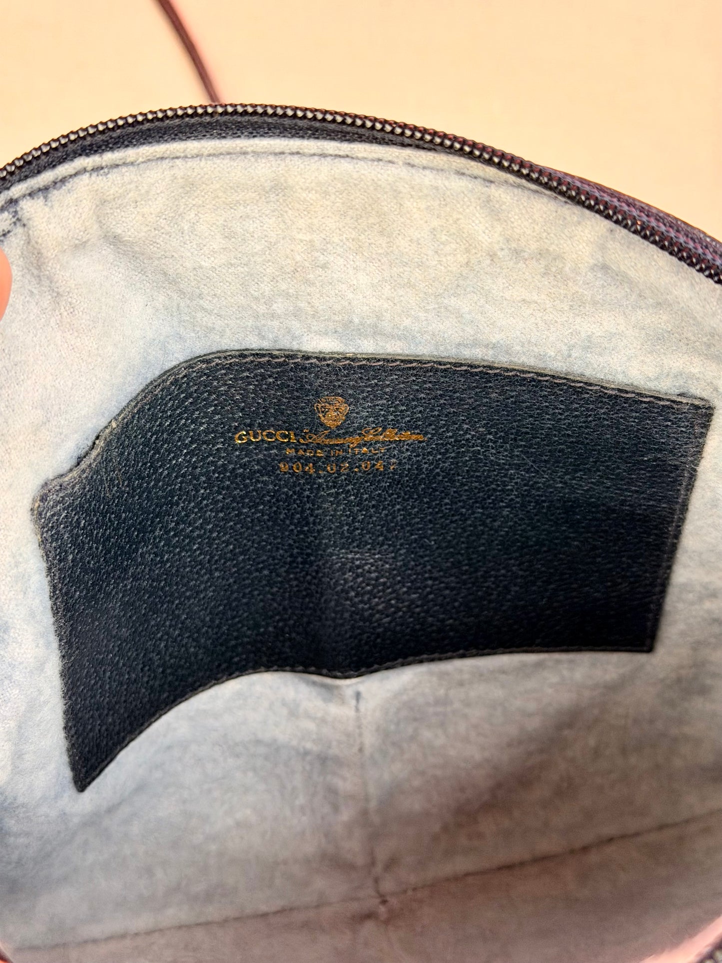 Gucci Navy Sherry Line Dome