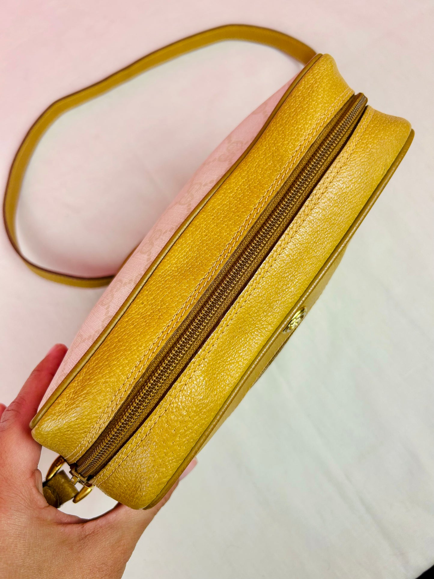 White Rectangular Gucci Supreme