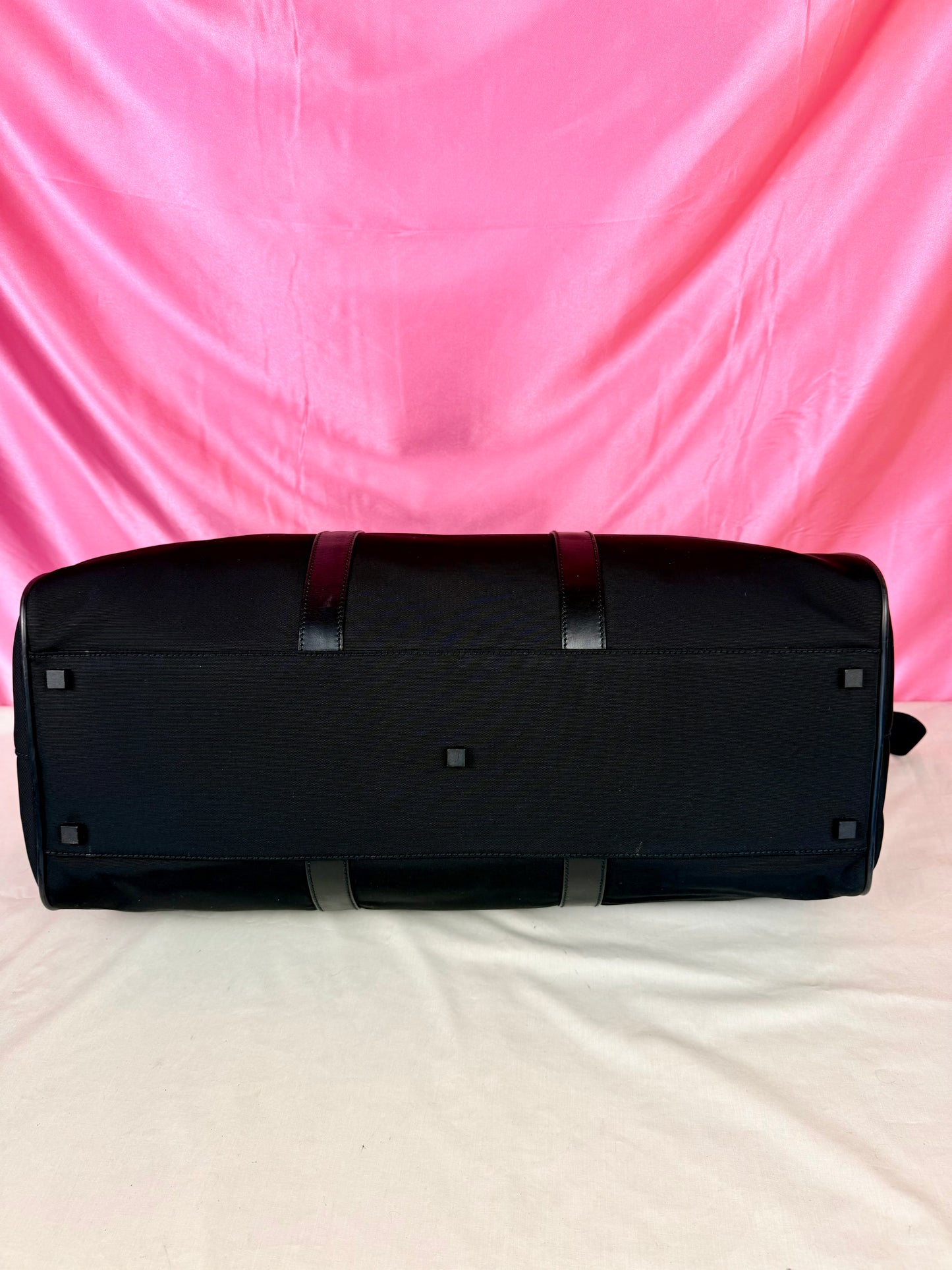 Gucci Black Nylon Duffle