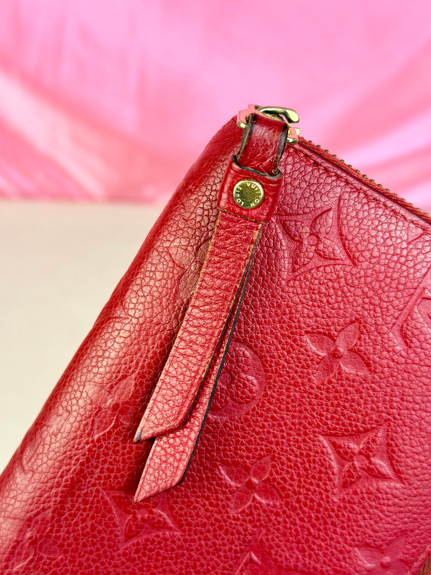 Hot Pink Emprinte Zippy Wallet