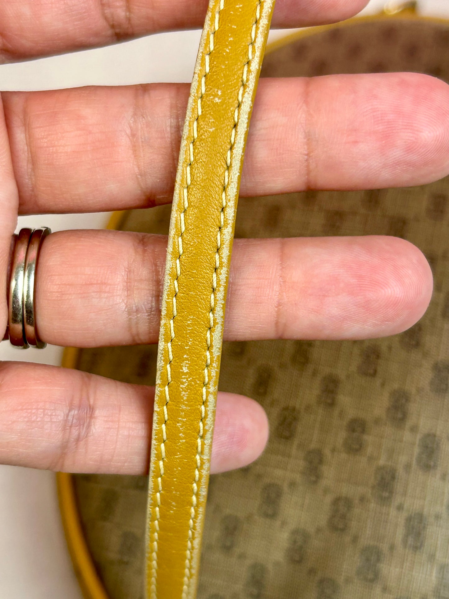 Small Yellow Micro Gucci Crossbody