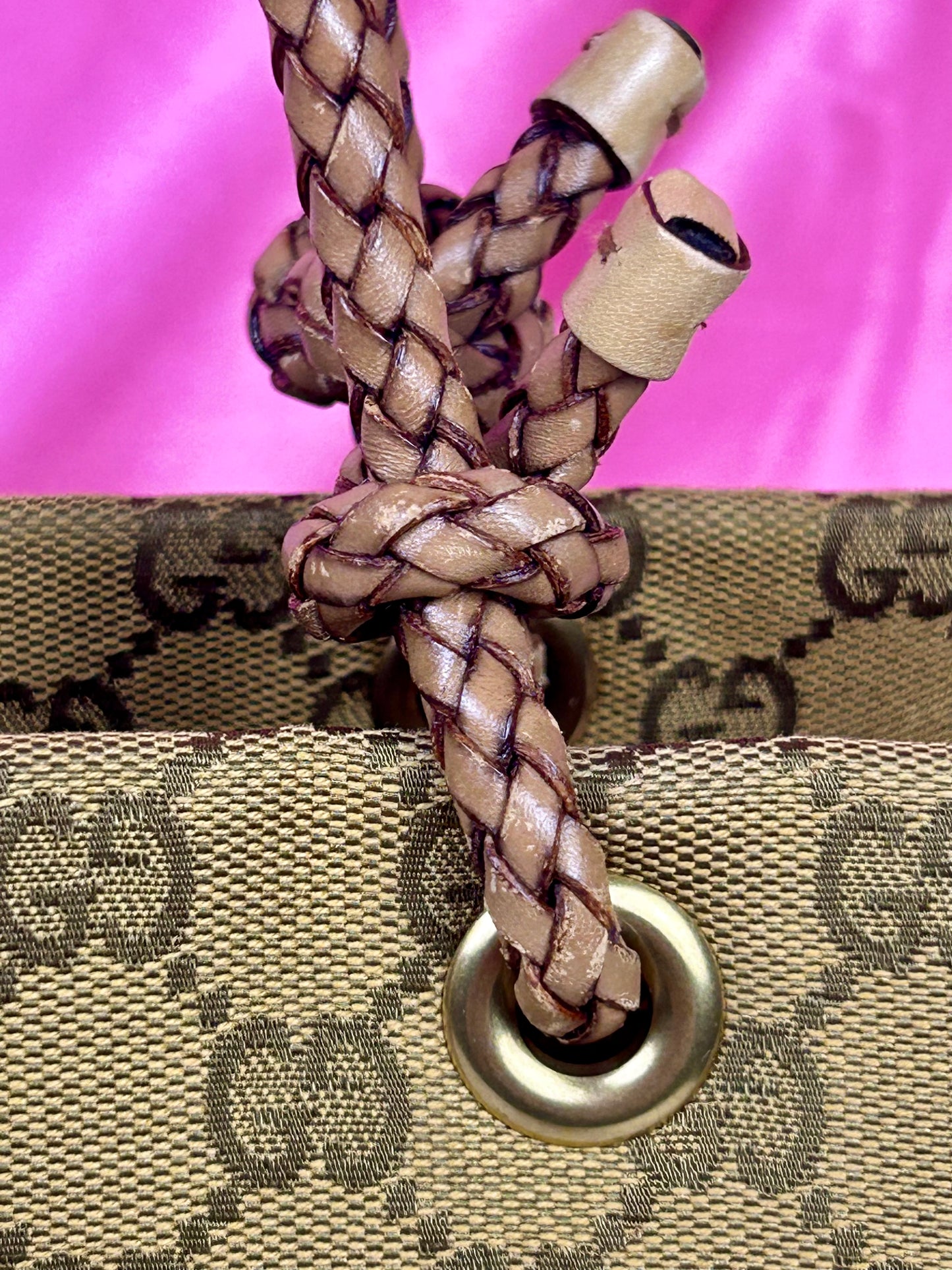 Braided Medium Gucci Tote