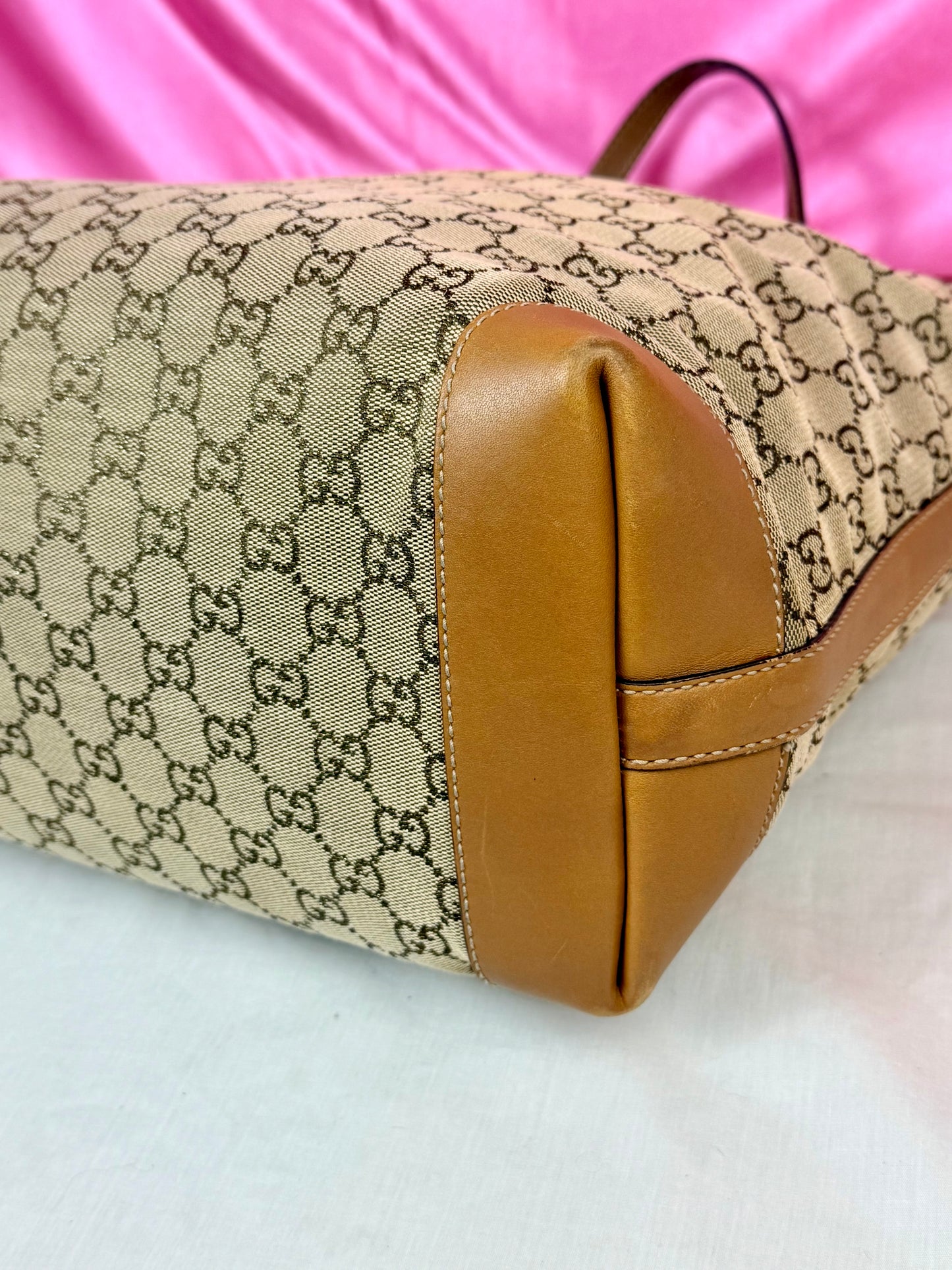 Brown Sparkle Gucci Tote