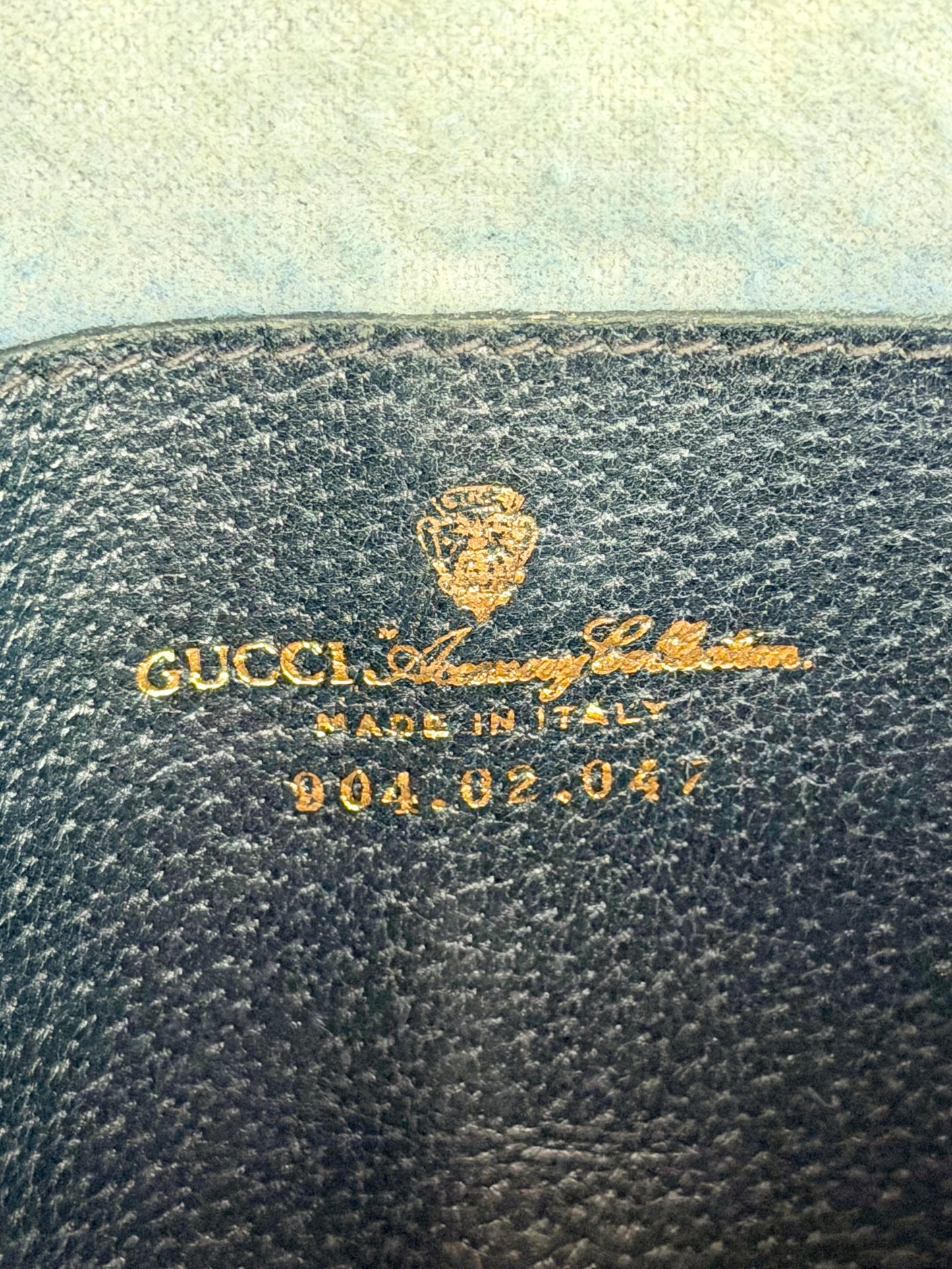 Gucci Navy Sherry Line Dome