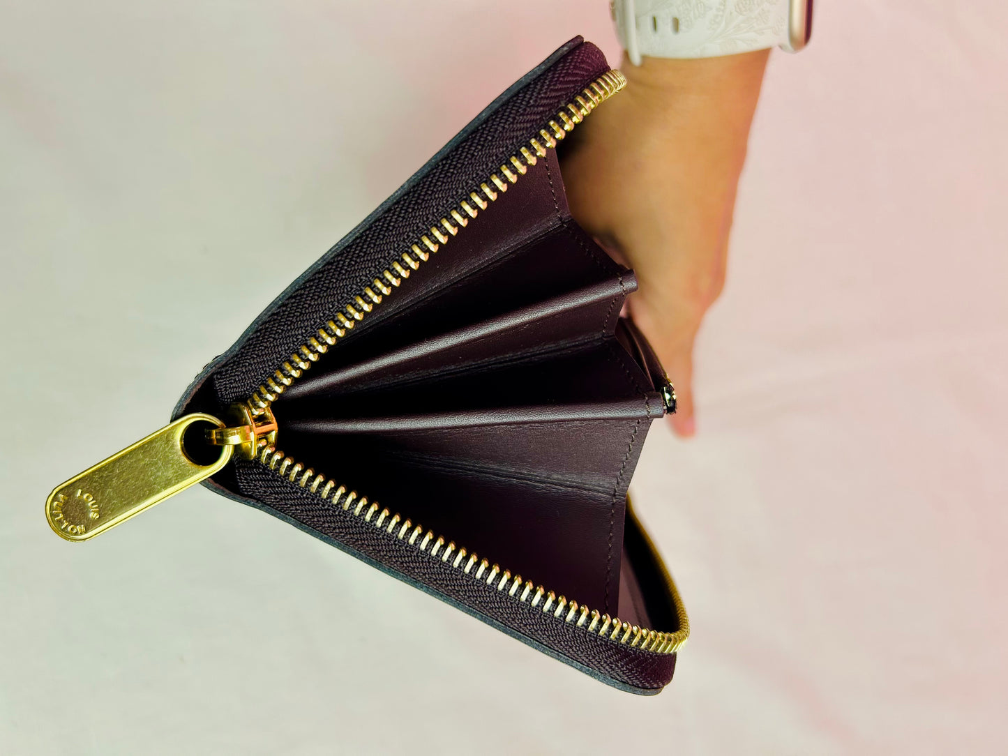 Magenta Vernis Zippy Wallet