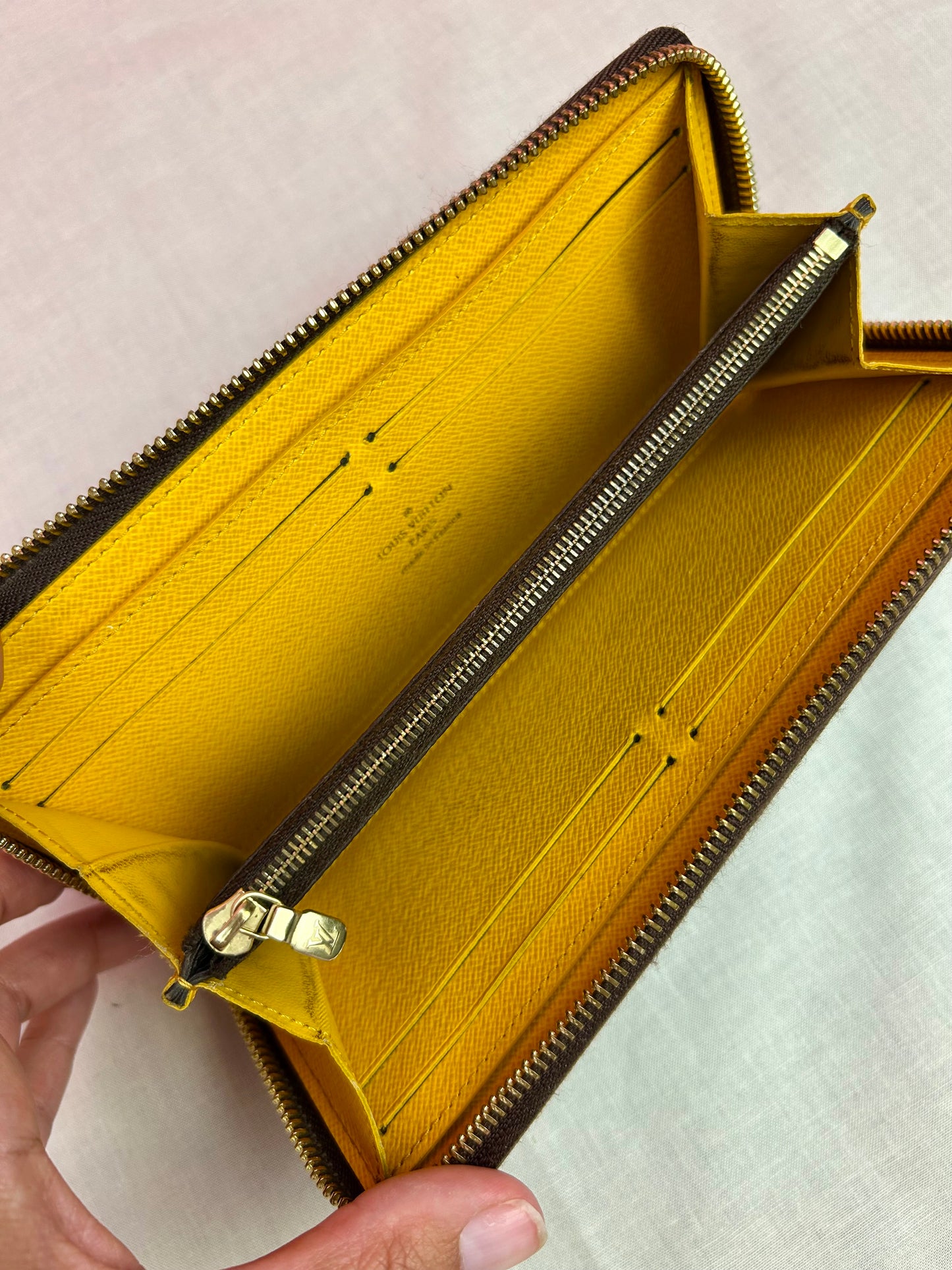 Louis Vuitton Clemence Wallet Monogram/Yellow