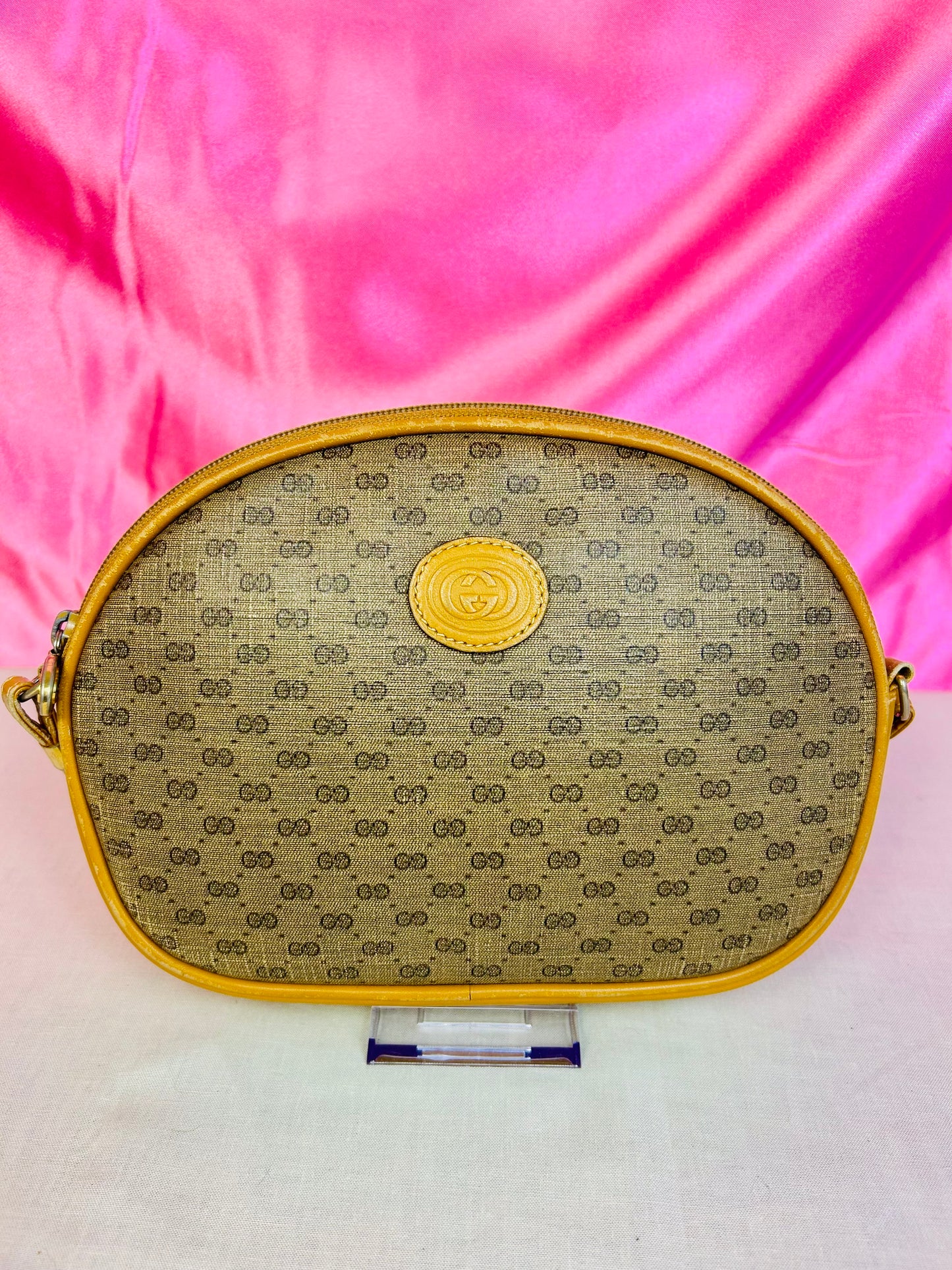 Small Yellow Micro Gucci Crossbody