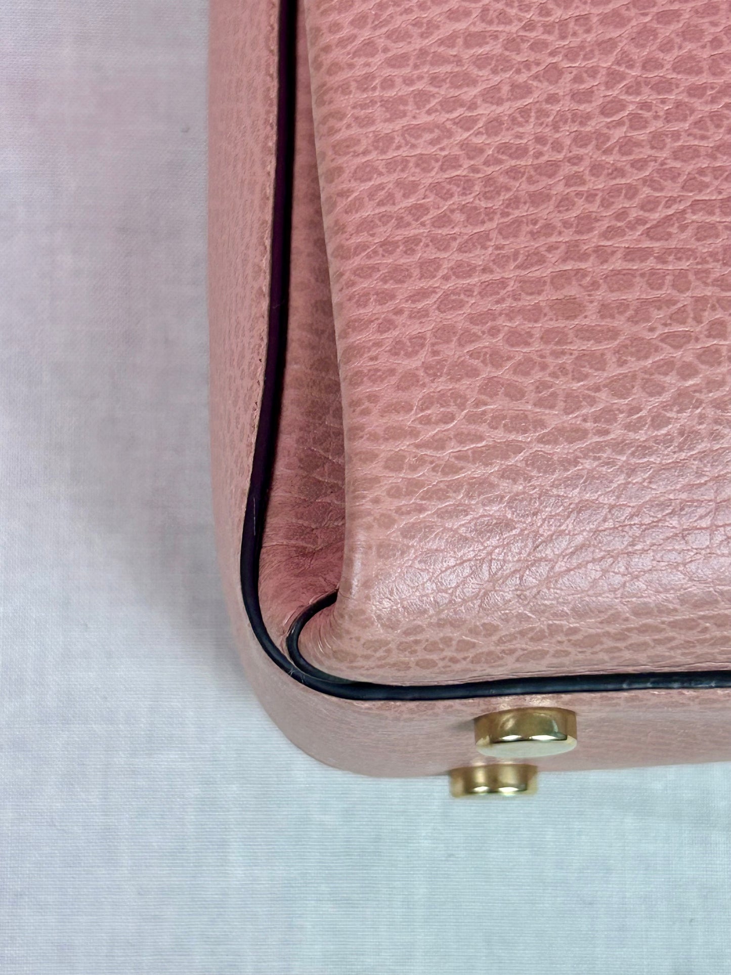 Pink Interlocking Top Handle Gucci